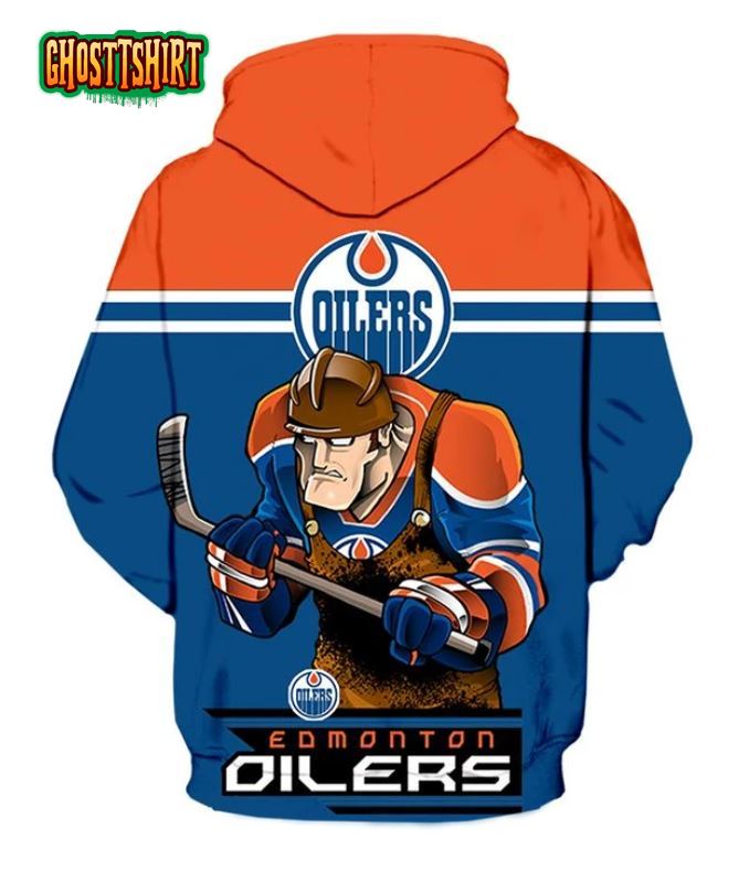 Edmonton Oilers Hoodie 3D Ultra-cool Long Sleeve gift for fans