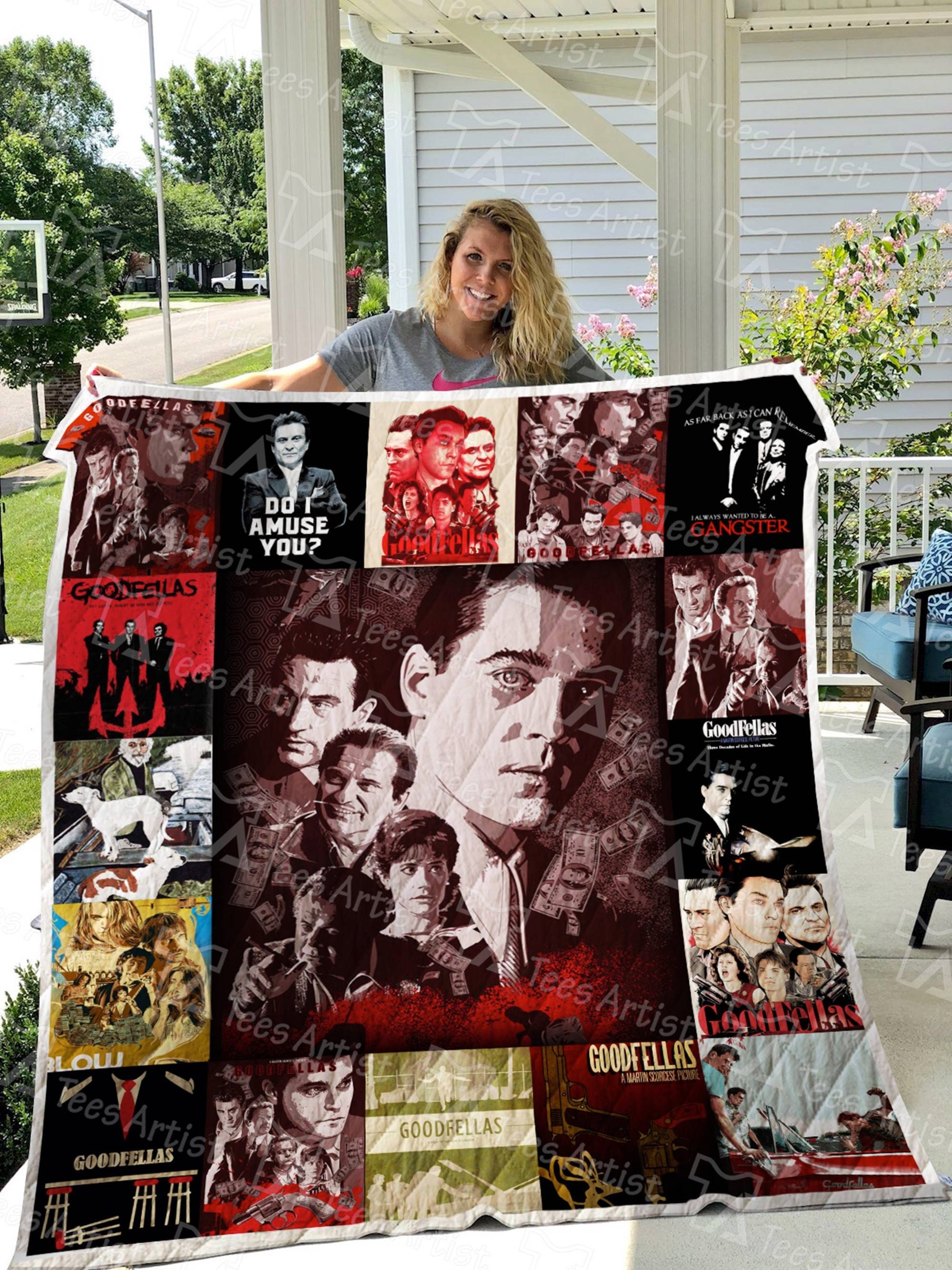 Goodfellas Quilt Fleece Blanket