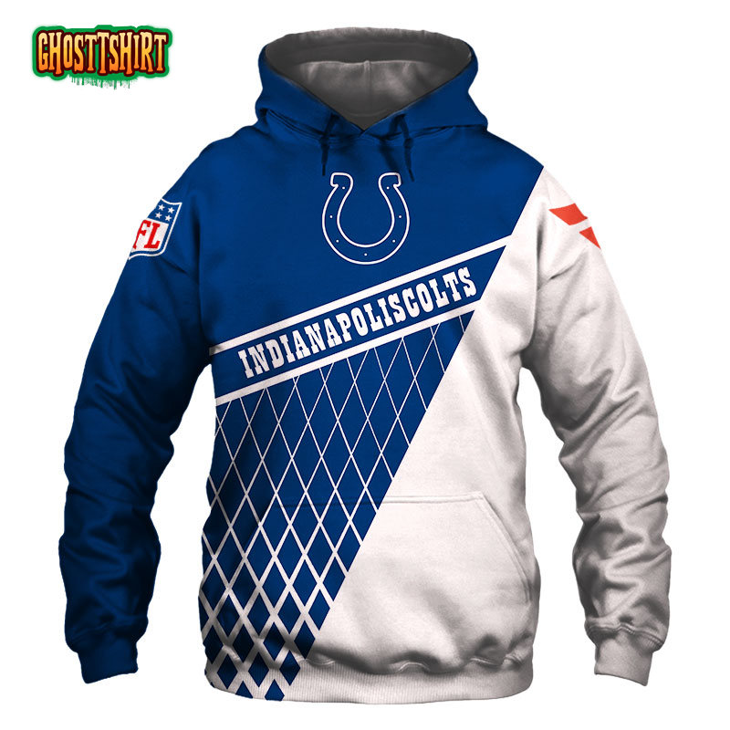 Indianapolis Colts Hoodie 3D Inexpensive Gifts For Colts Fans