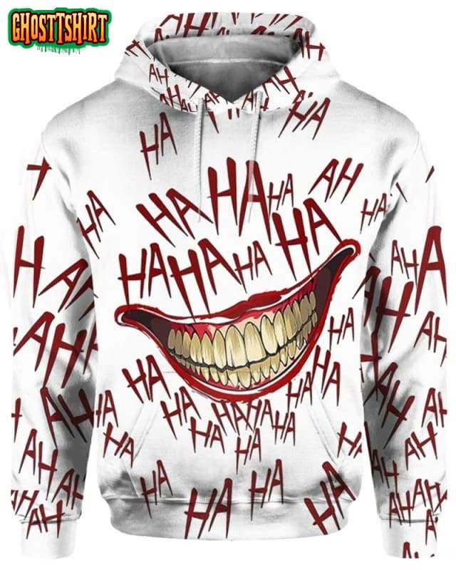 Joker Deadly Smile 3D Hoodie