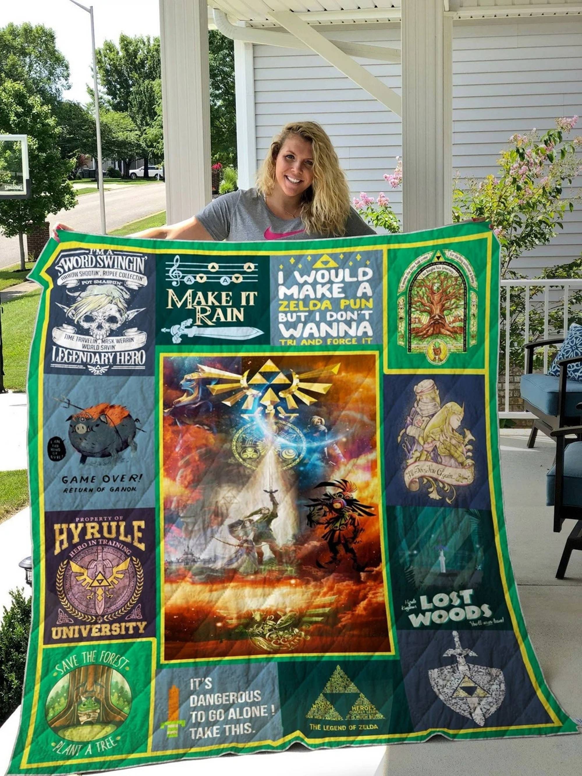 Legend Of Zelda It’s Dangerous To Go Alone Blanket