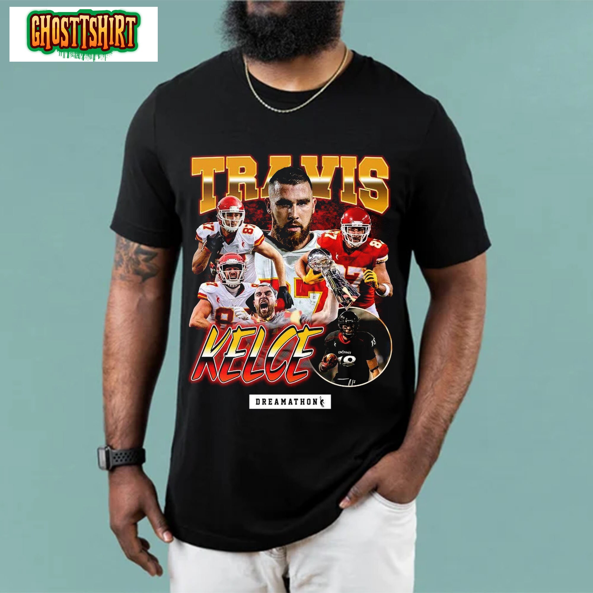 Travis Kelce Shirt Travis Kelce Vintage 90S Bootleg Style Rap Tee