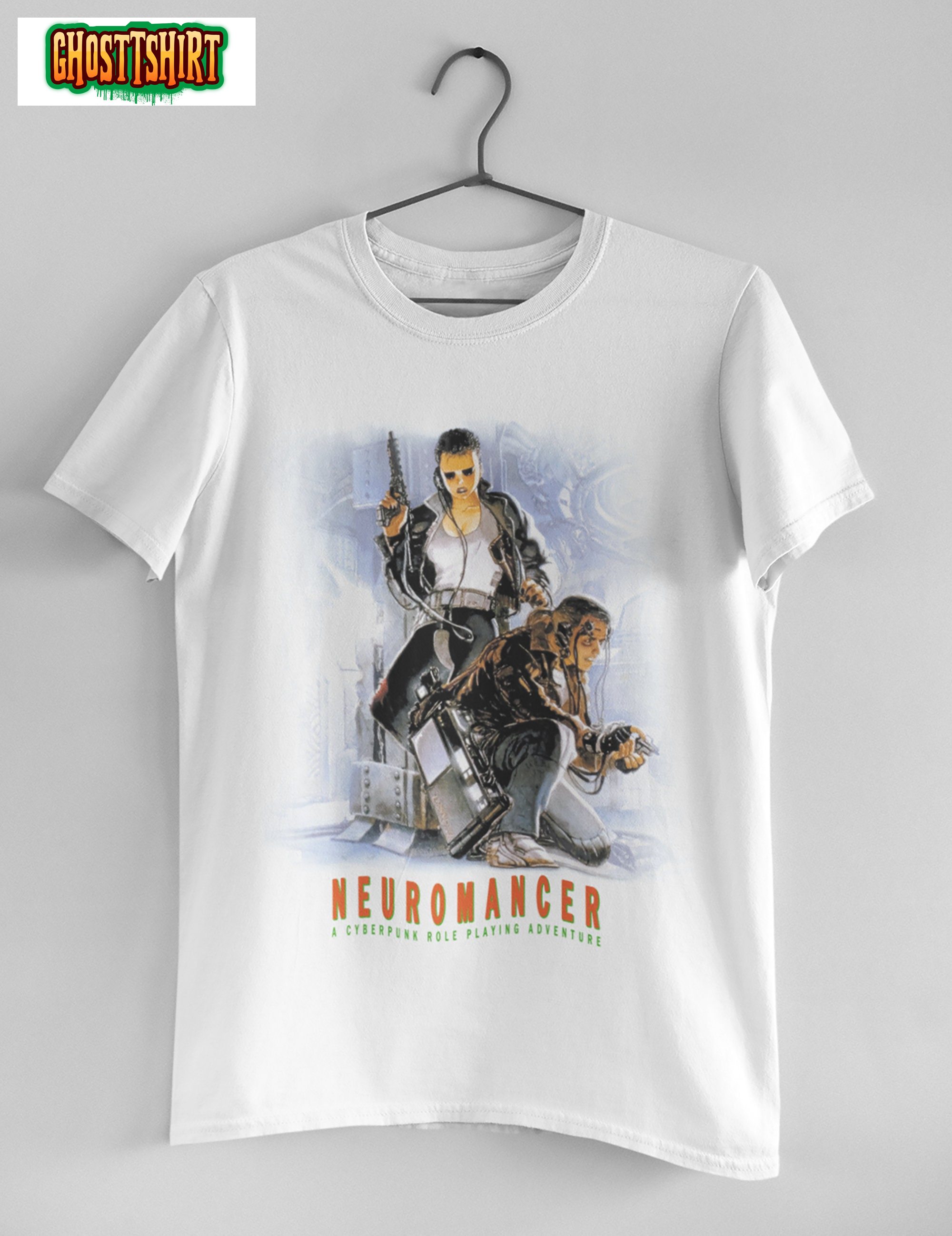 Neuromancer A Cyberpunk Role-Playing Adventure Unisex T-Shirt
