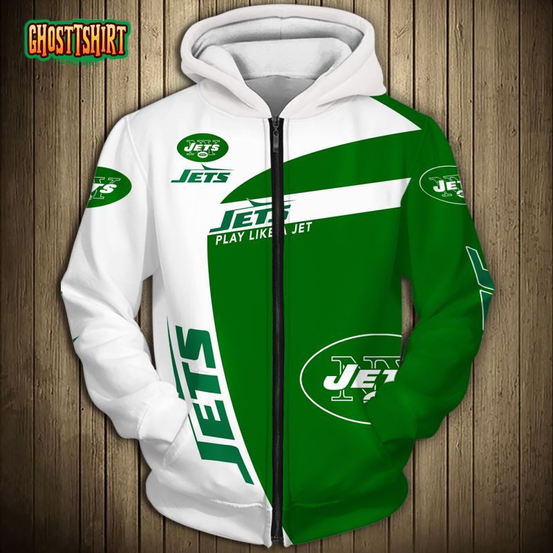 New York Jets Hoodie 3D Cute Shirt Pullover Gift For Fans - Reallgraphics