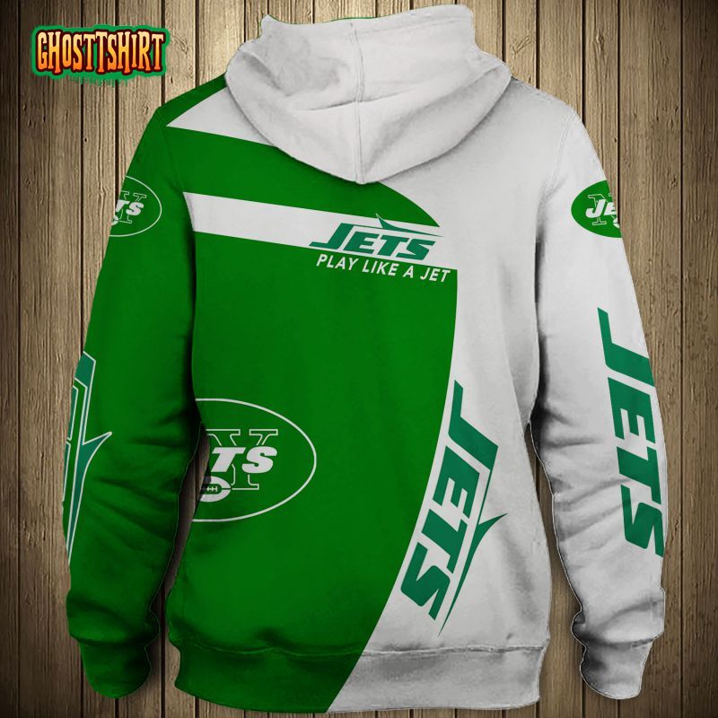 New York Jets Hoodie 3D Cute Shirt Pullover Gift For Fans - Reallgraphics