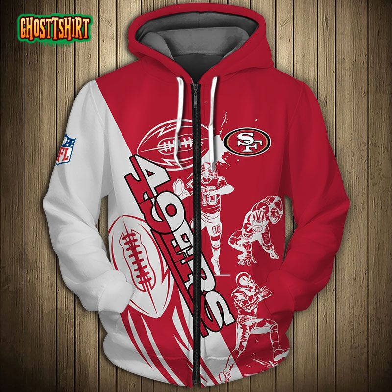 San Francisco 49ers Hoodie Legends Team 3D Print V31 - Tana Elegant