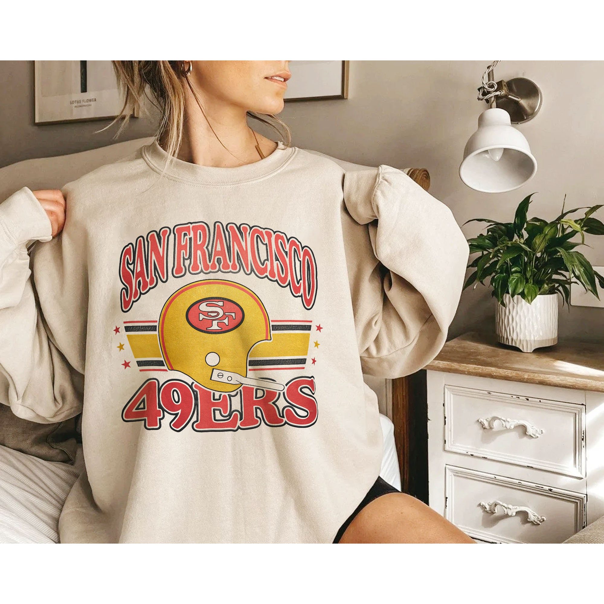 San Francisco Football Vintage Crewneck Sweatshirt