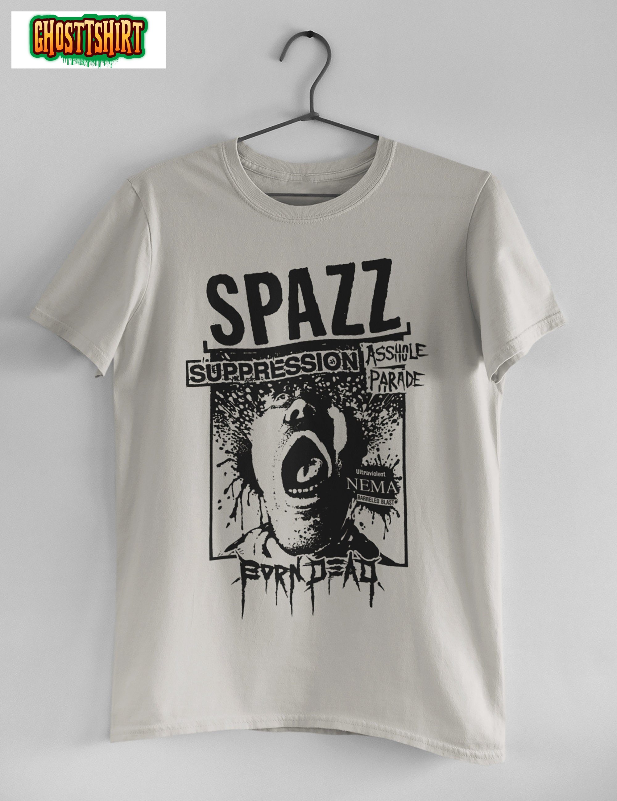 Spazz Concert Flyer Suppression Unisex T-Shirt
