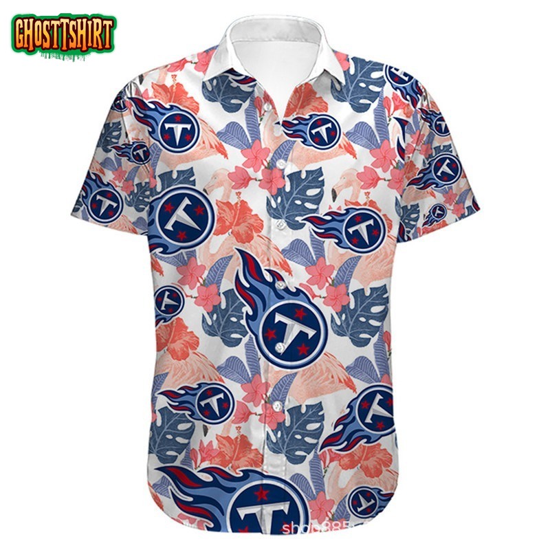 Tennessee Titans Hawaiian Shirt flower summer 2022 gift for fans