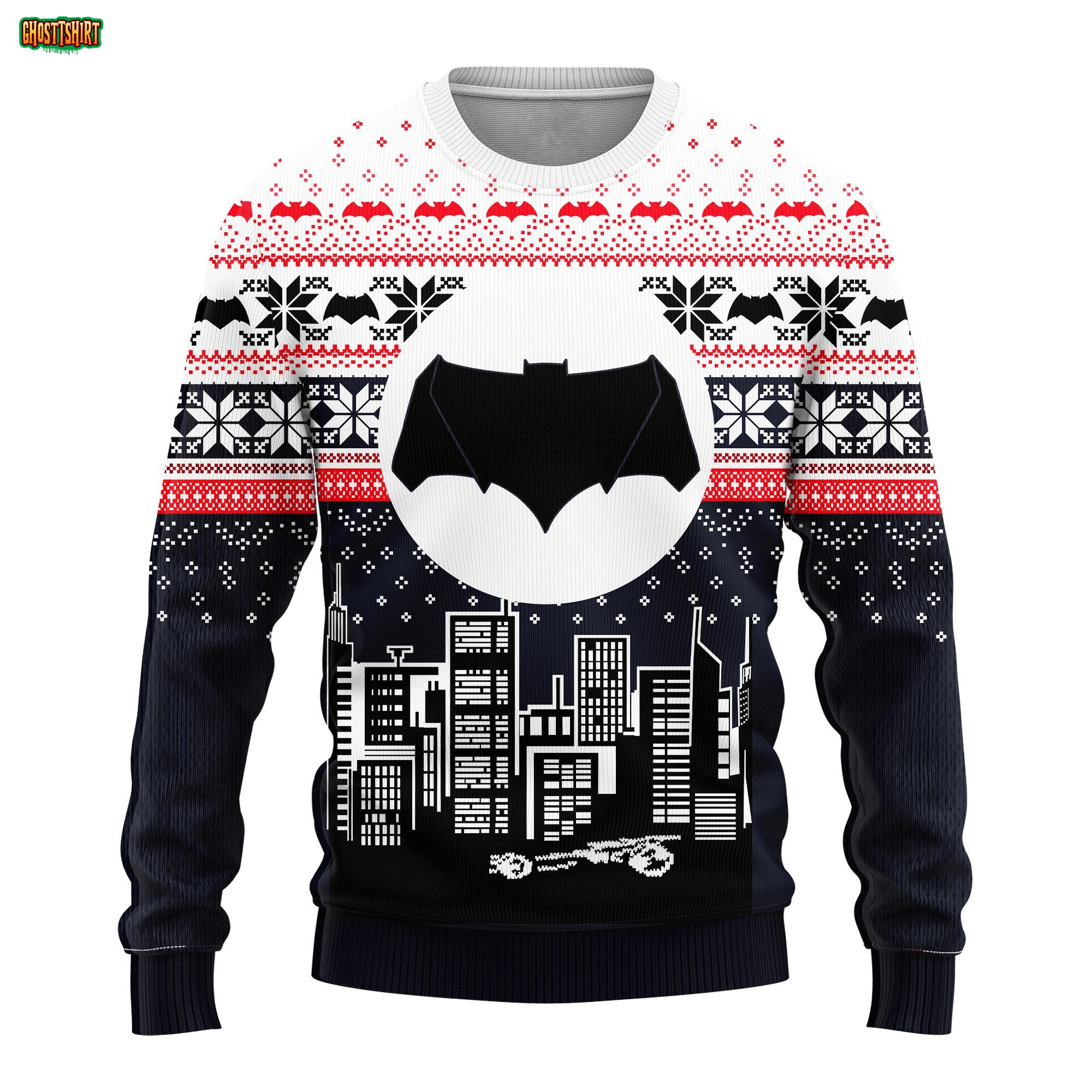 Batman DC 4 Ugly Christmas Sweater