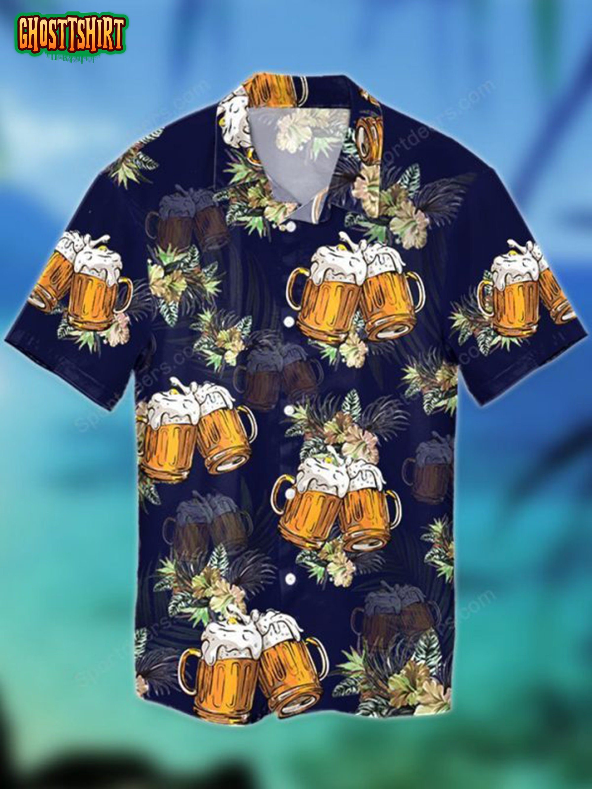 Beer Tropical Hawaiian Shirt
