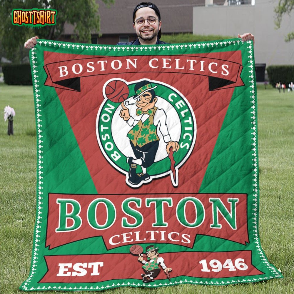 Boston Celtics EST Basketball American Sport Lover Gift Quilt Blanket