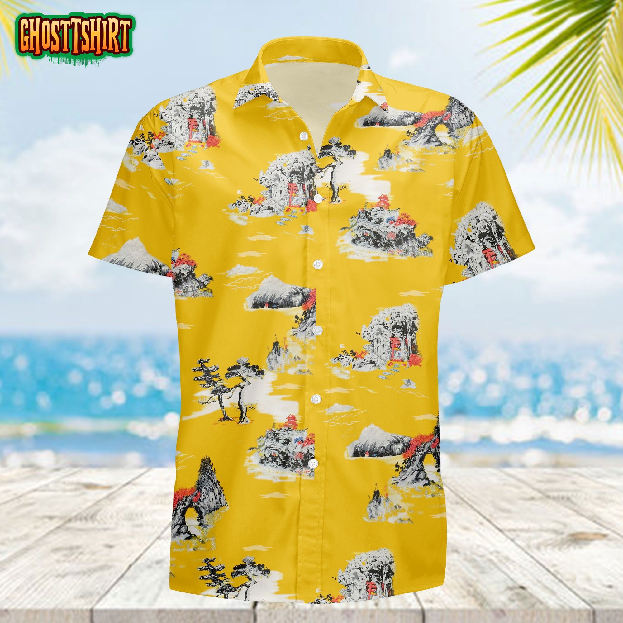 Brad Pitt Cliff Booth Once Upon A Time Hawaiian Shirt 