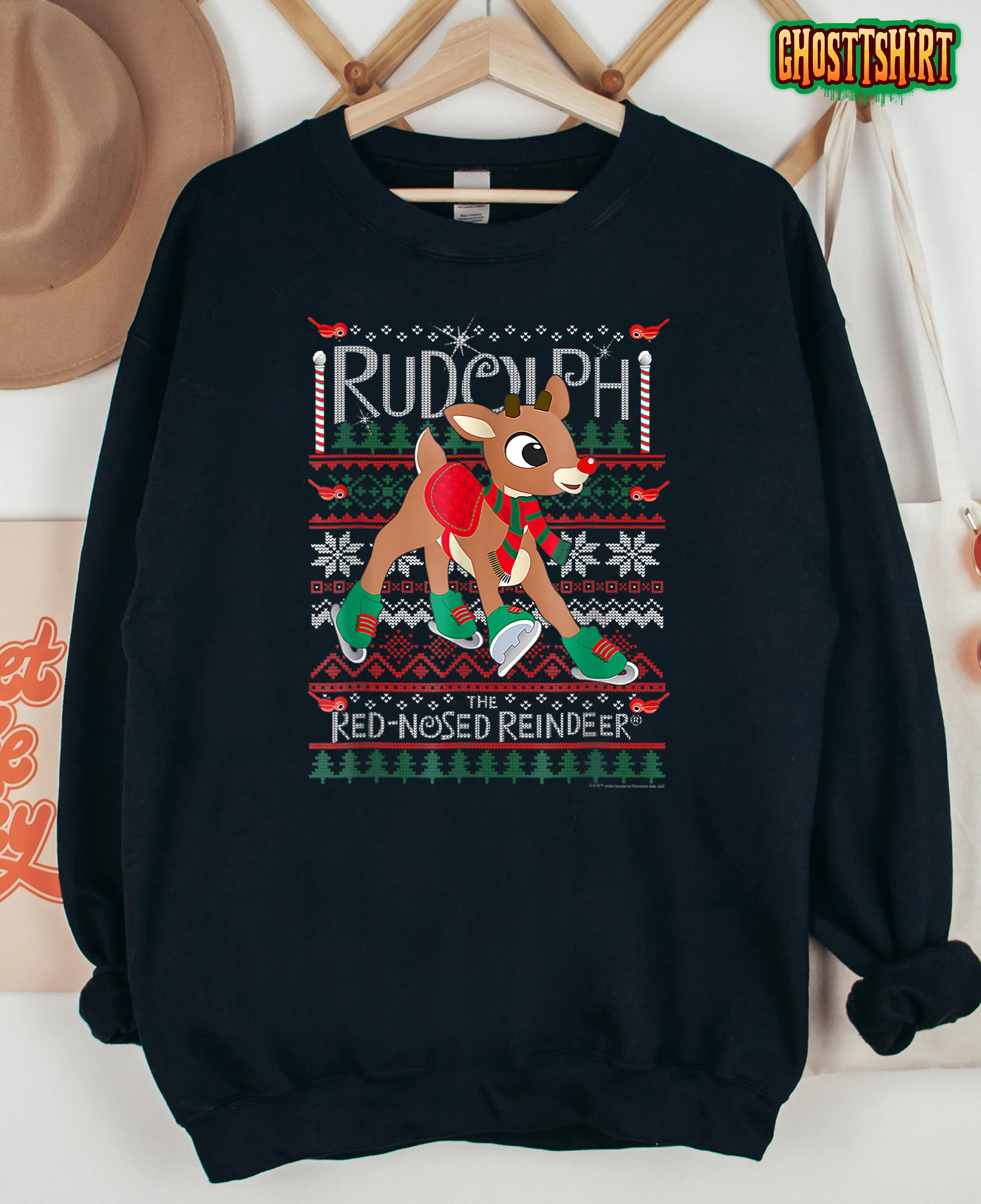 Cute Rudolph The Red Nosed Reindeer Christmas Special Xmas T-Shirt