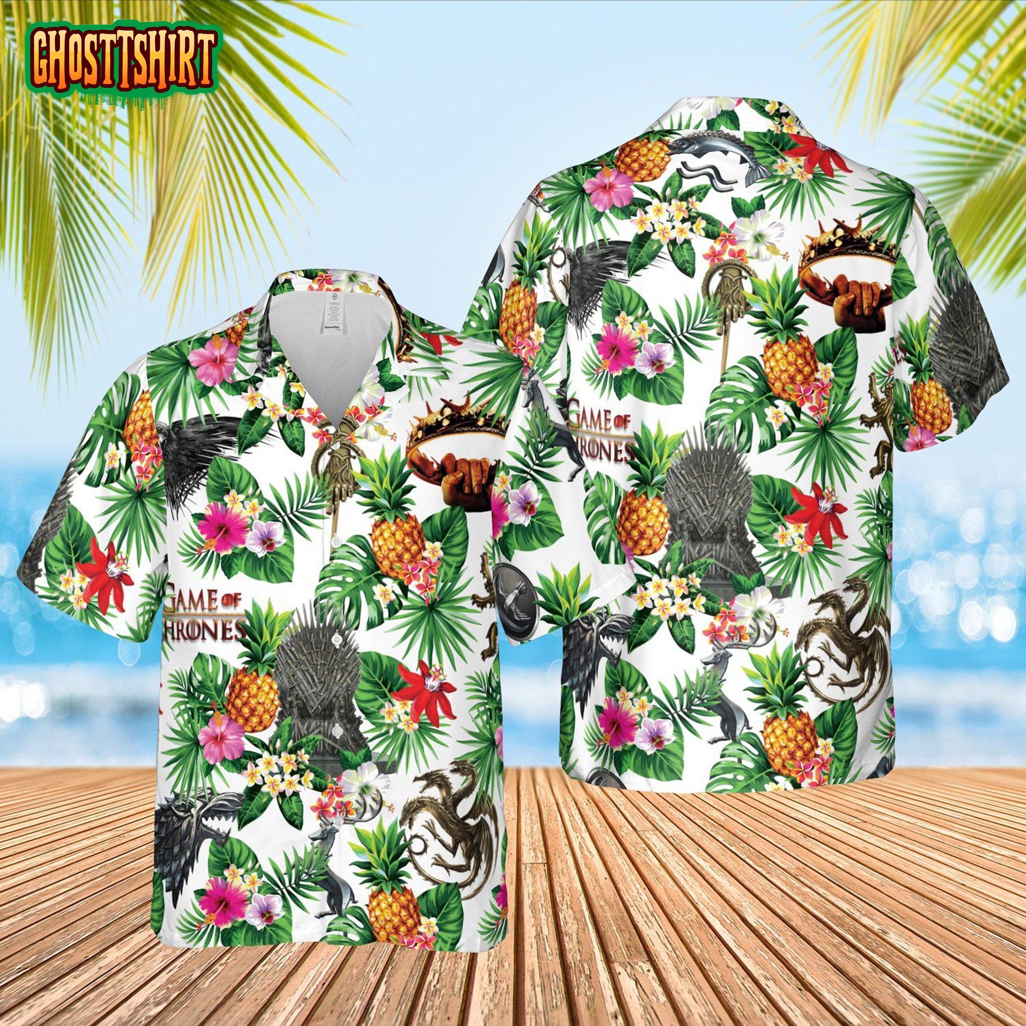 Game of Thrones Tropical Hawaian Summer Hawaiian Shirt