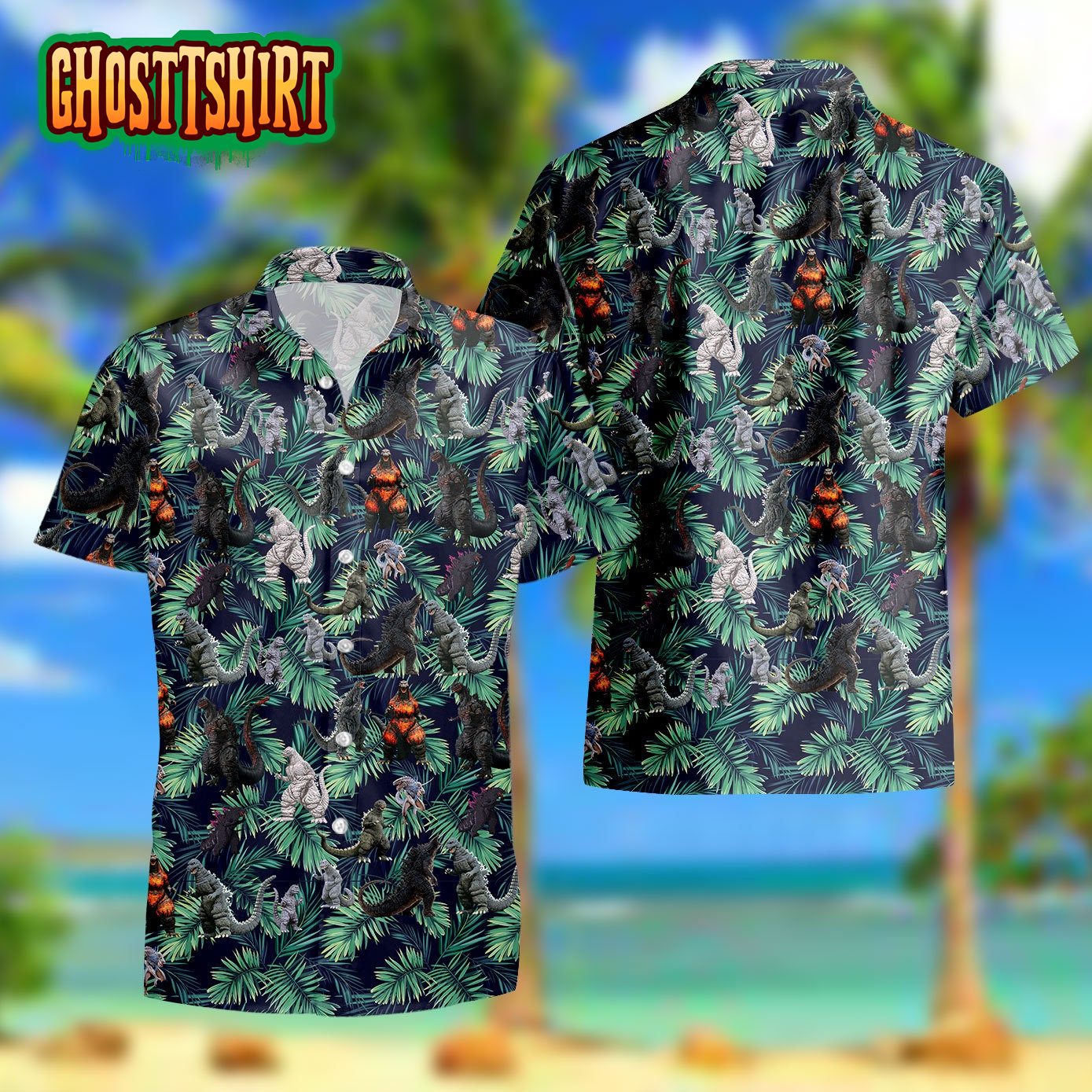 Godzilla Hawaii Shirt