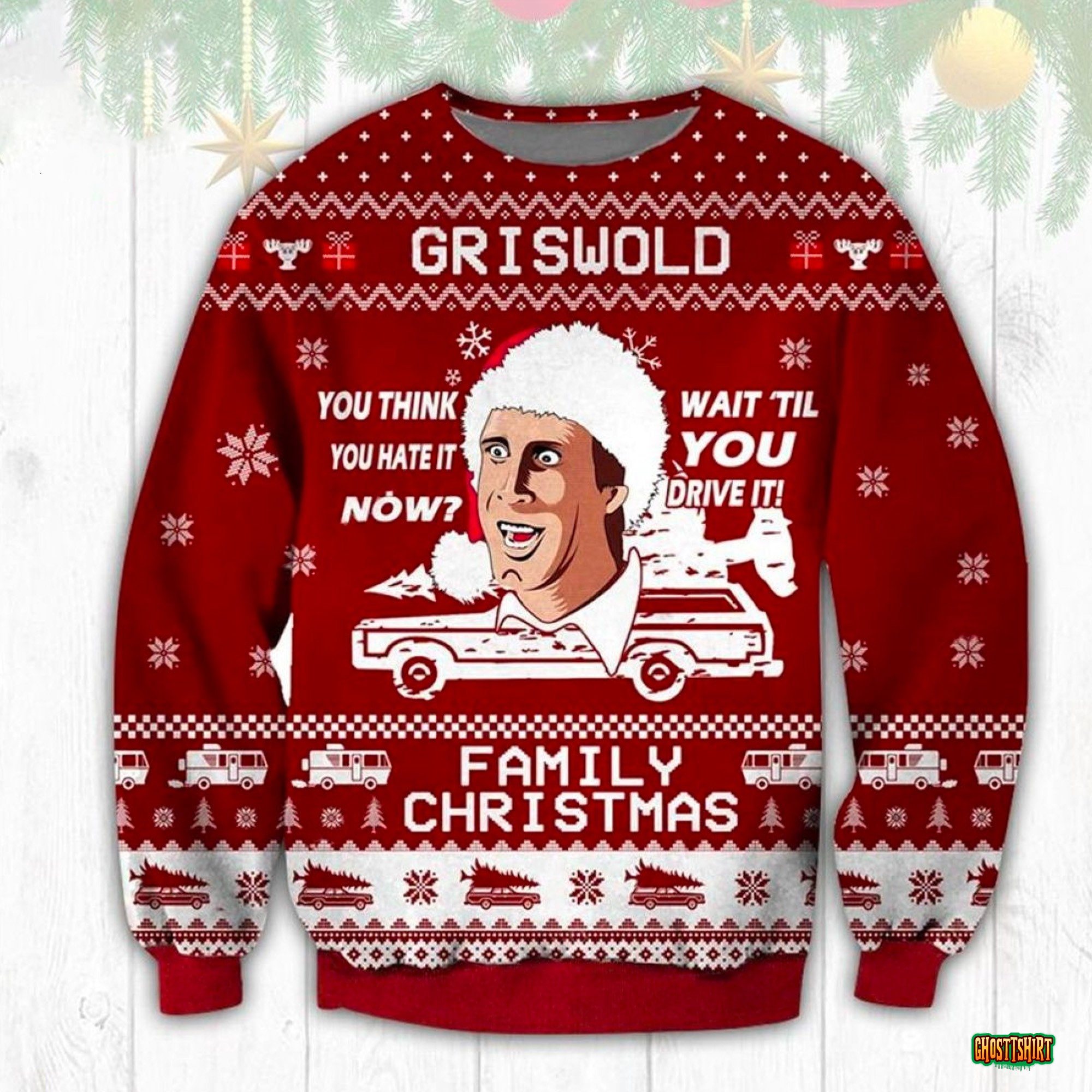griswold ugly christmas sweater