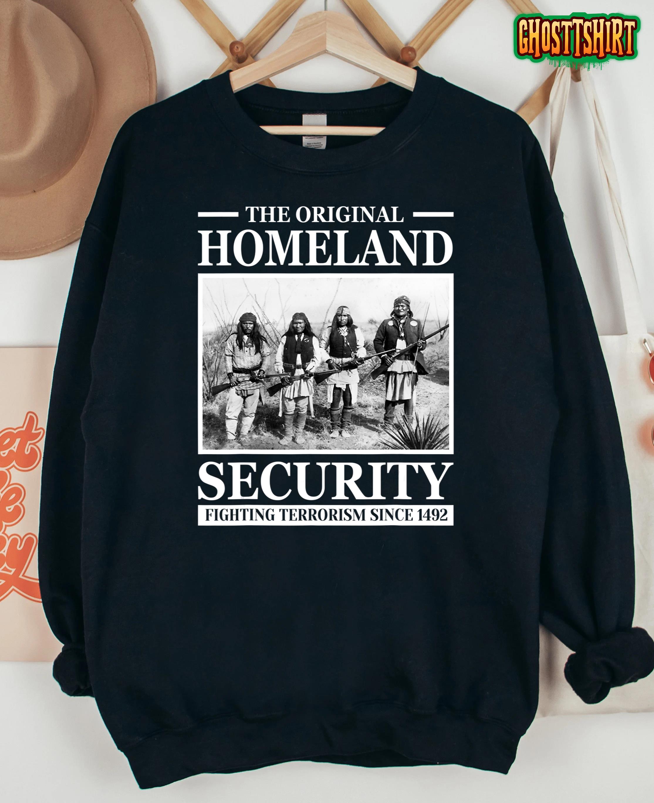 Native American Indian Heritage Original Homeland Security T Shirt 