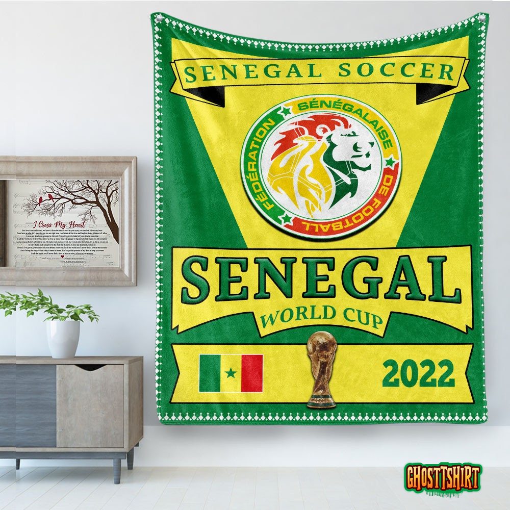 Senegal National Team World Cup 2022 Blanket