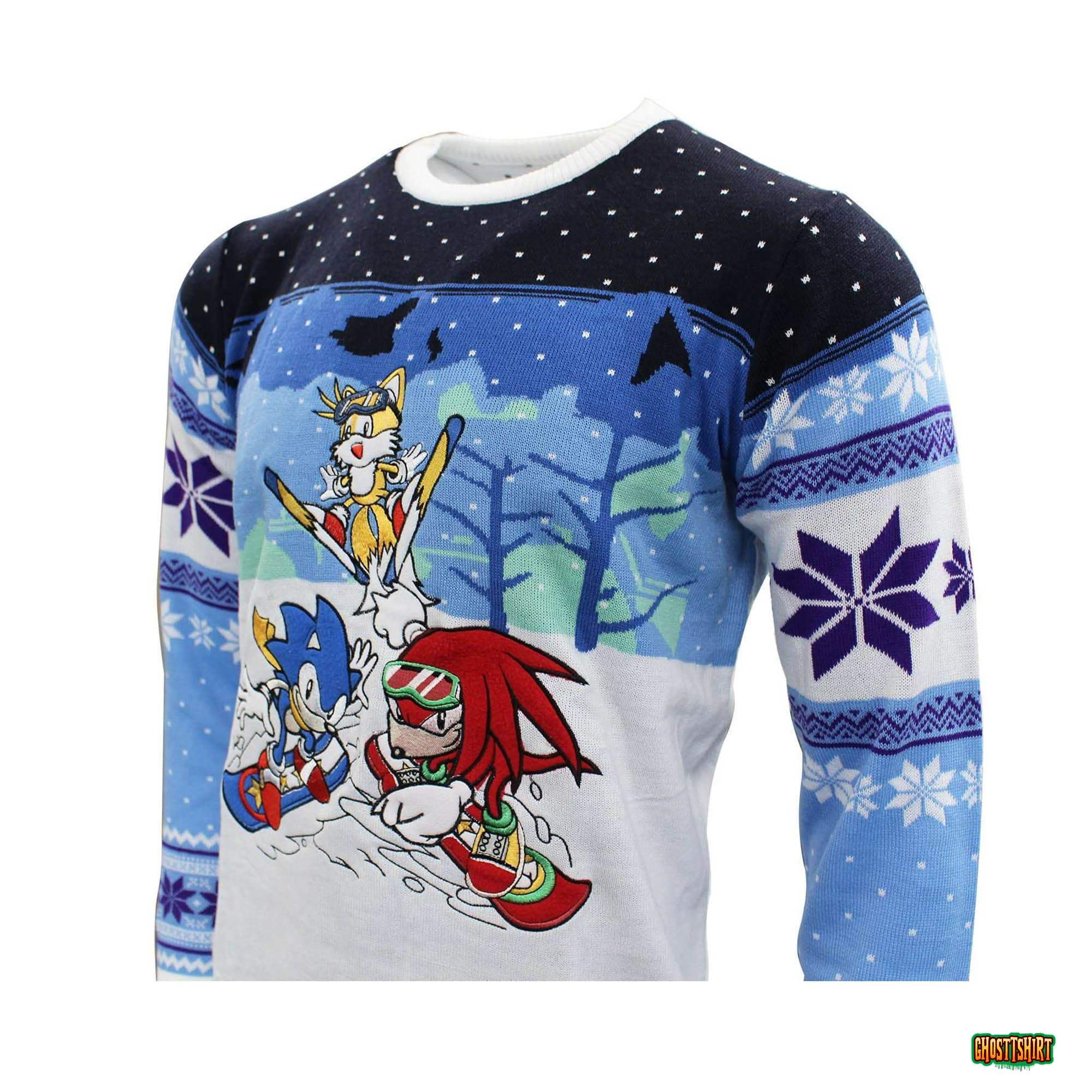 Sonic The Hedgehog Ugly Christmas Sweater