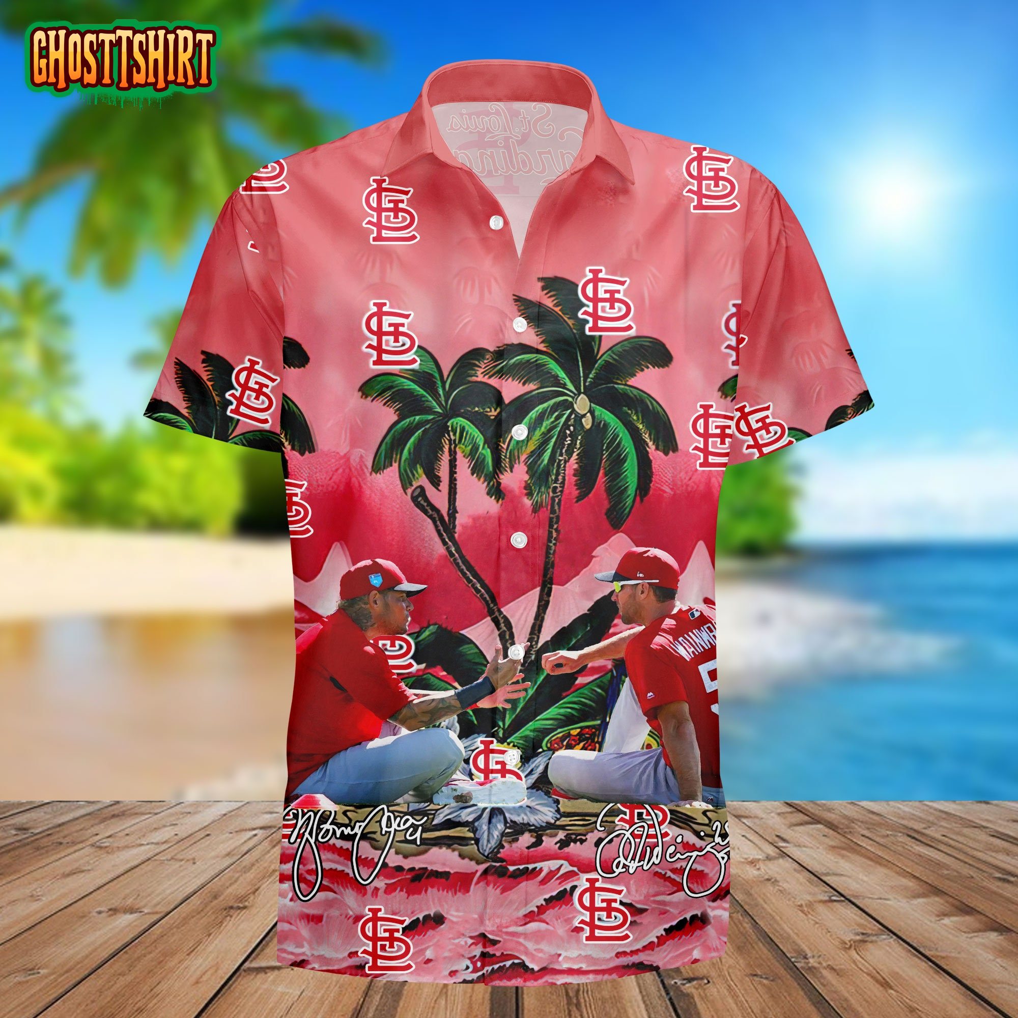 St Louis Cardinals Hawaiian Shirt