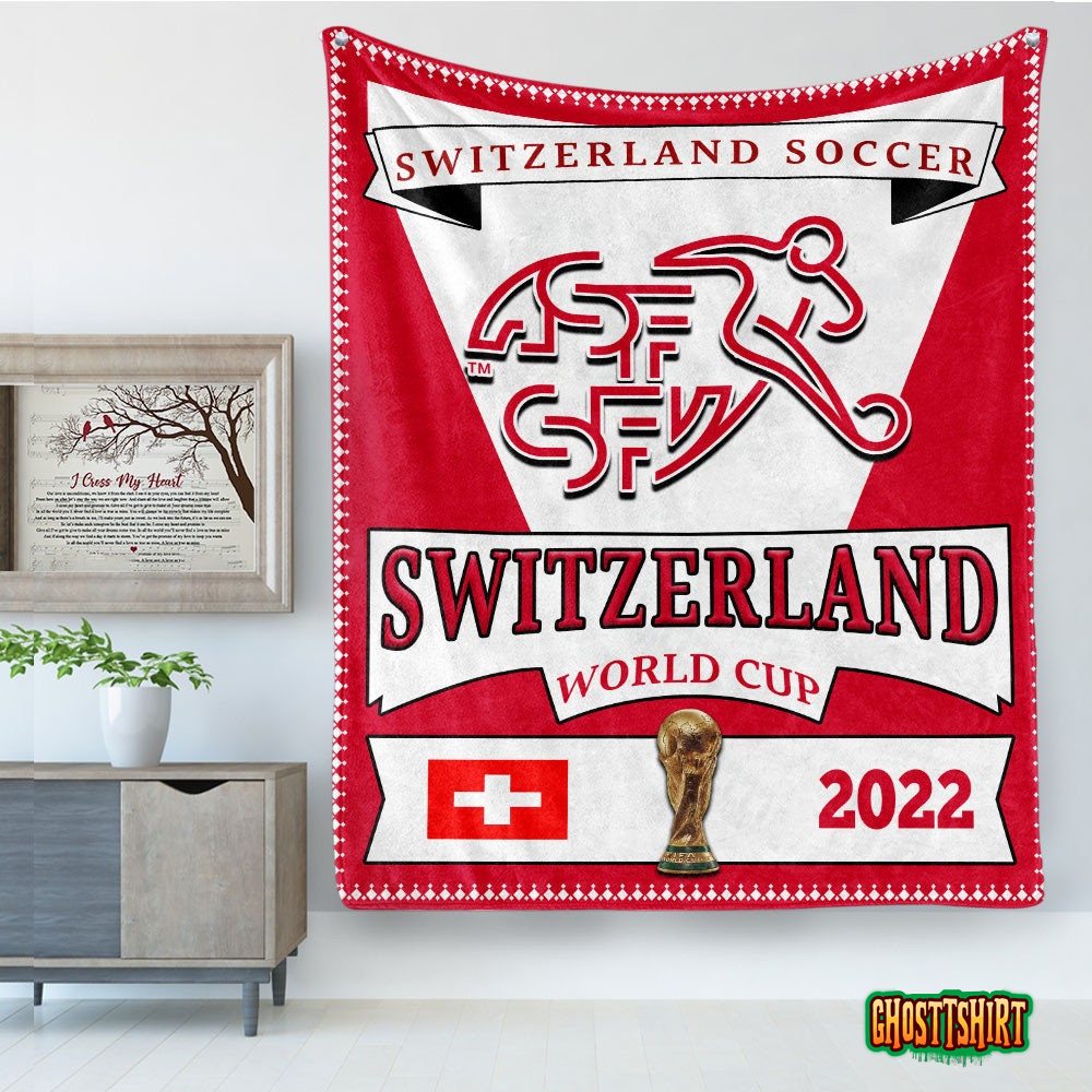 Switzerland National Team World Cup 2022 Blanket