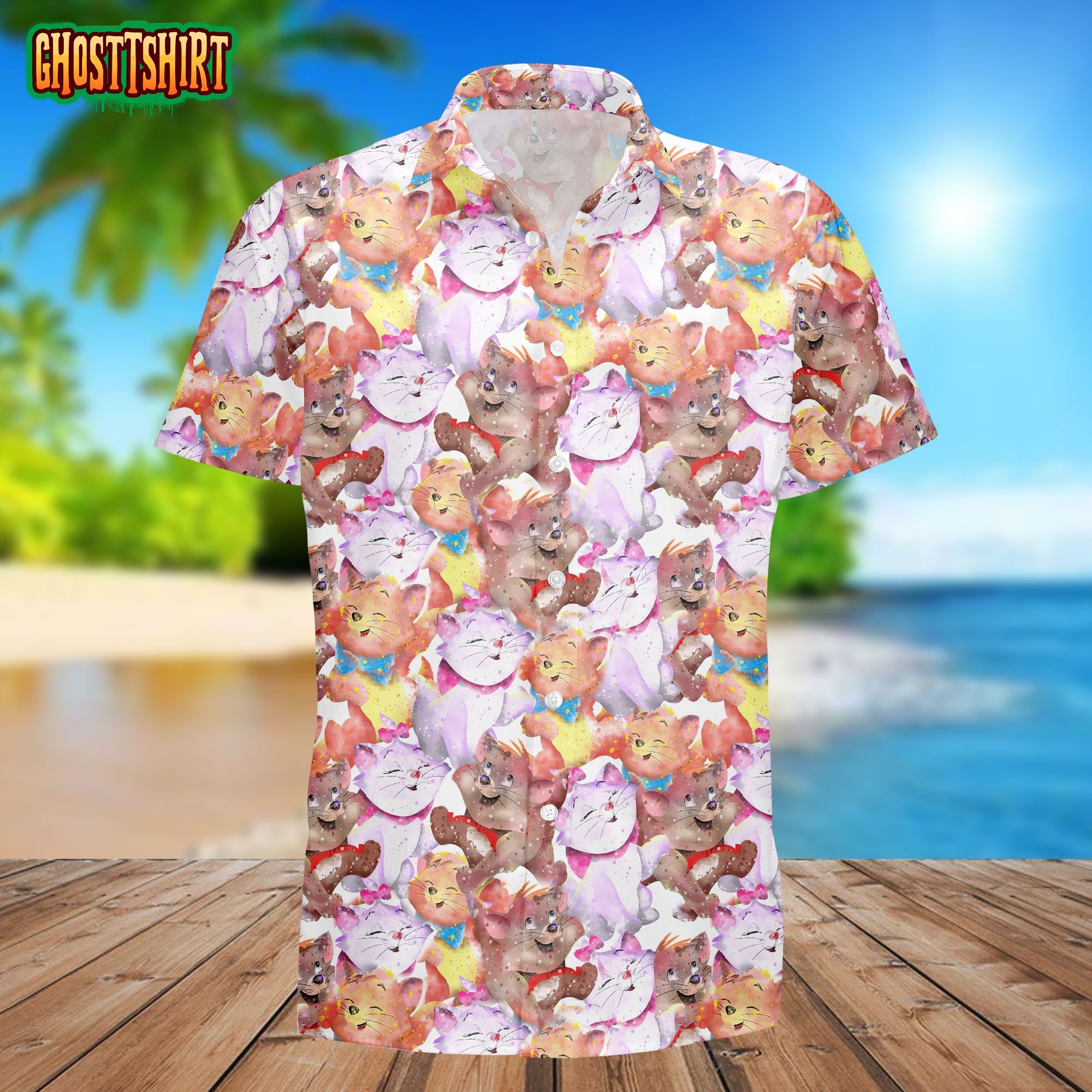 The Aristocats Disney Hawaiian Shirt