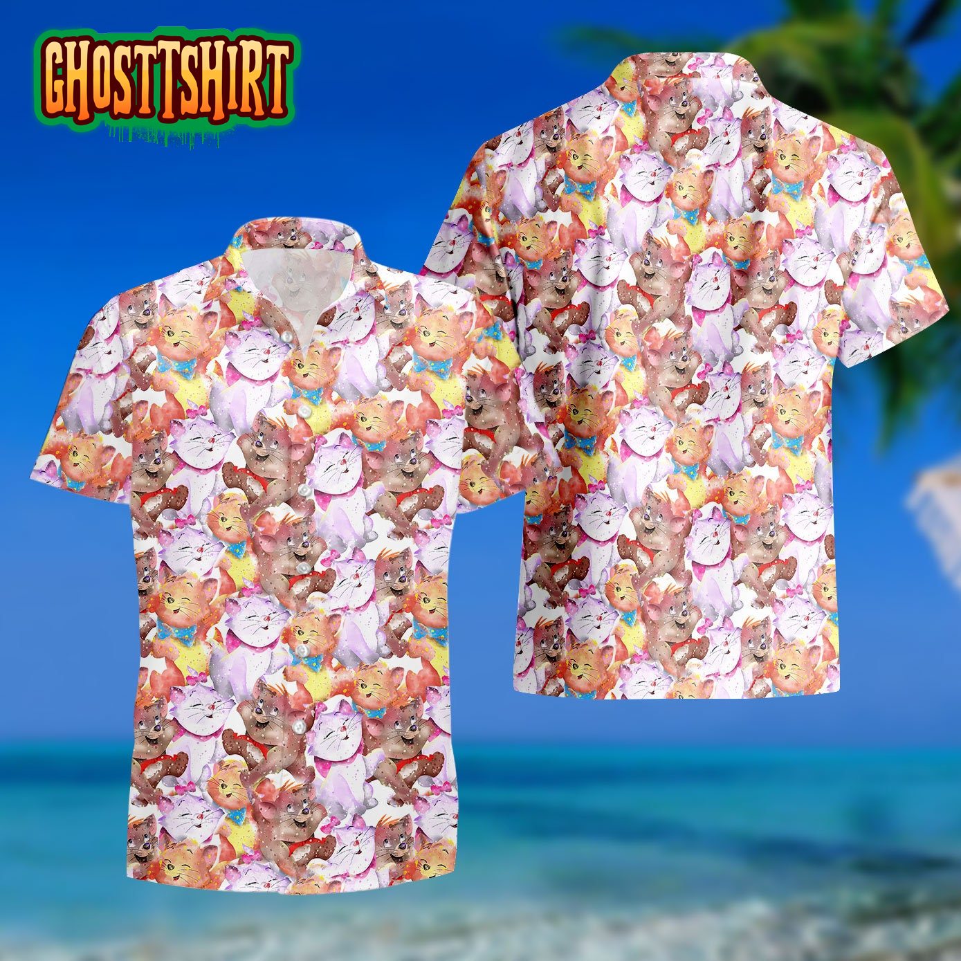 The Aristocats Disney Hawaiian Shirt