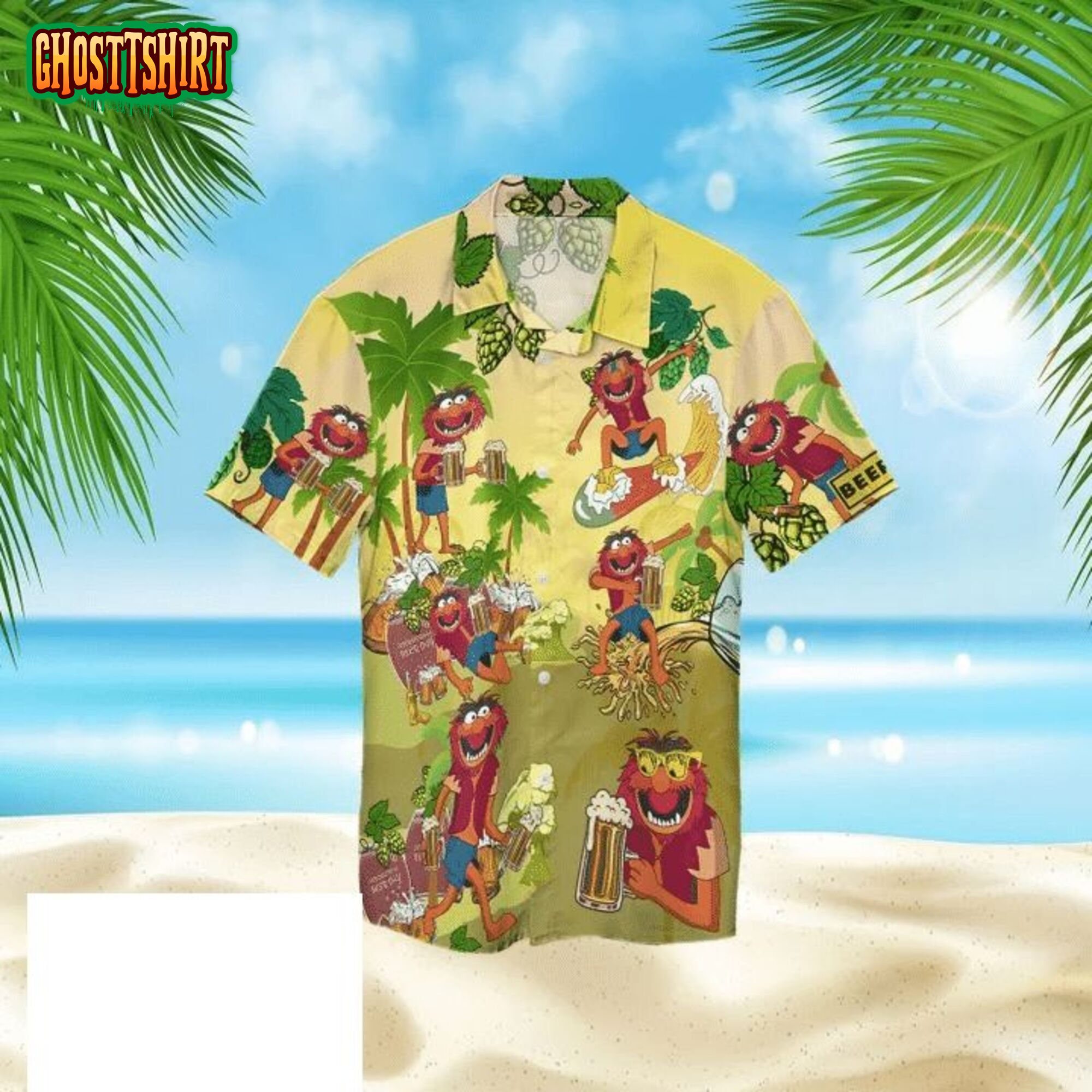 The Muppet Show Print Hawaiian Shirt