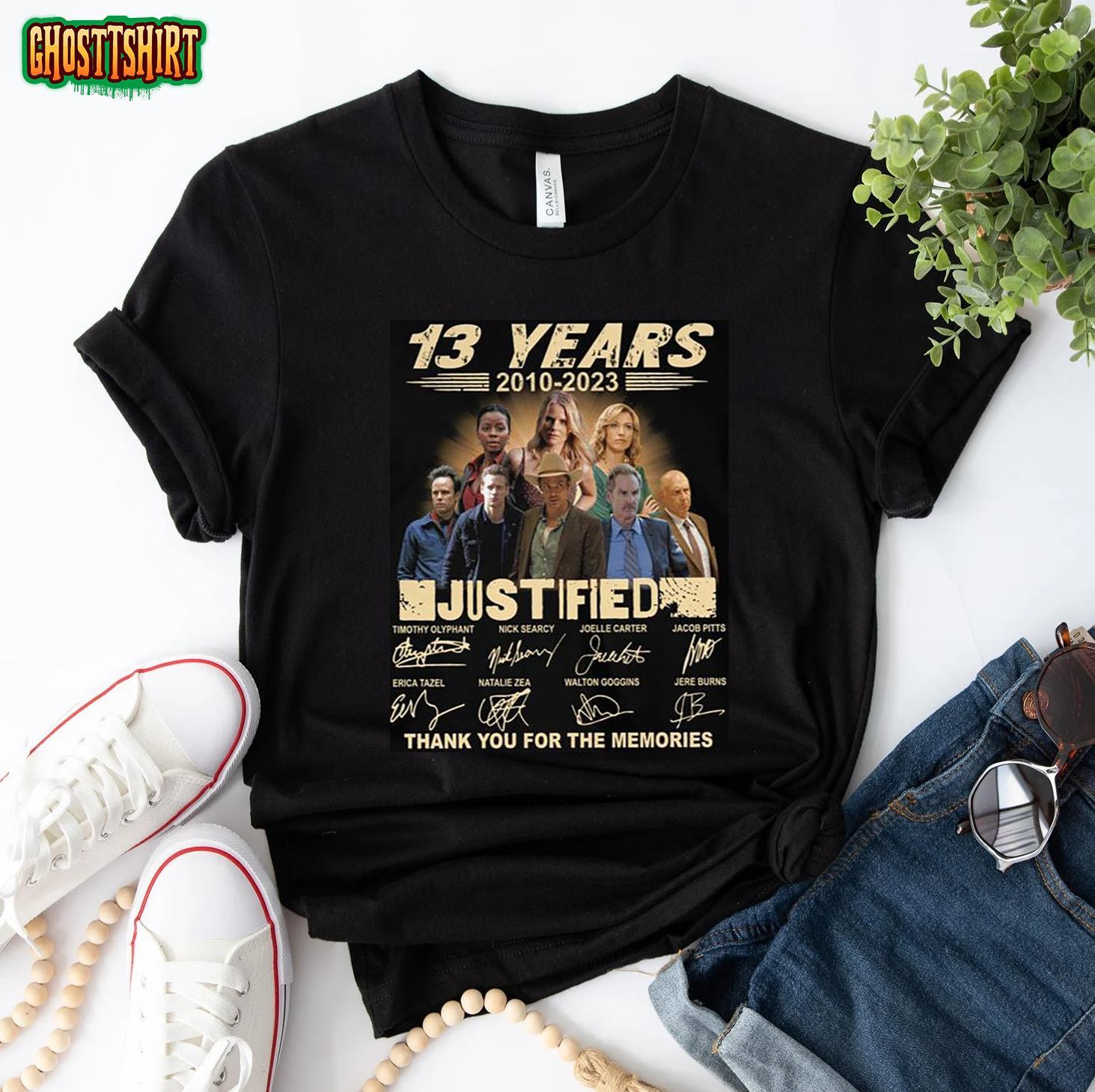 13 Years 2010 – 2023 Signature Thank You For The Memories Unisex T-Shirt