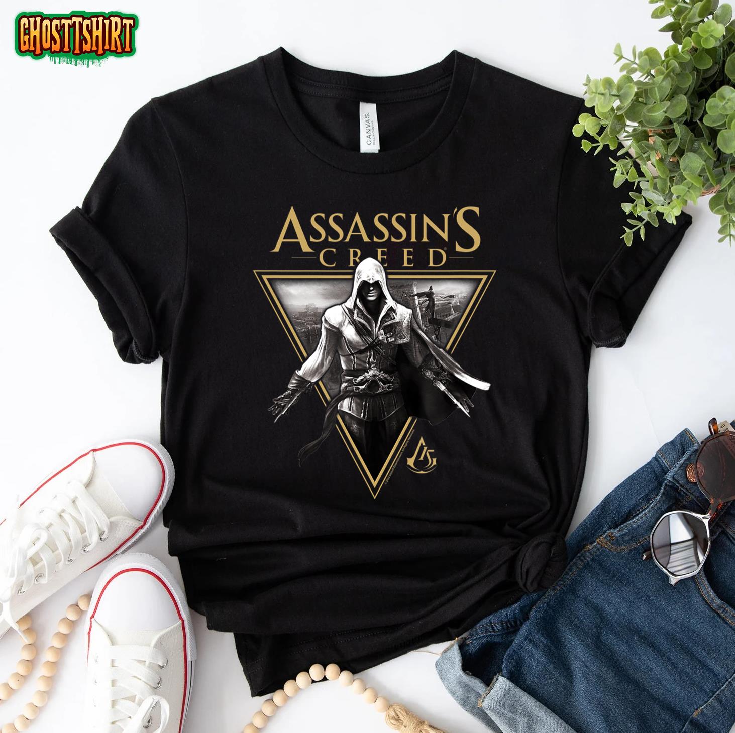 15th Anniversary Assassin’s Creed 2 Ezio Box Up T-Shirt