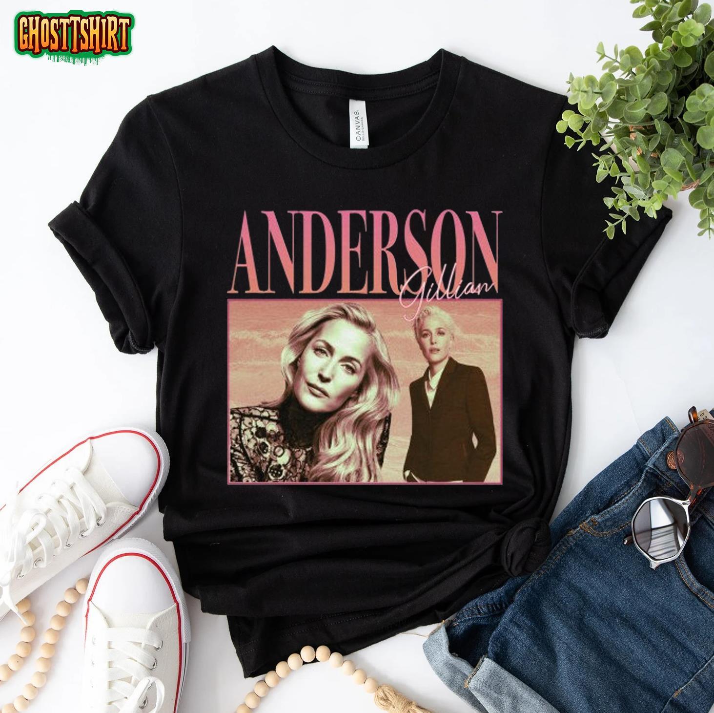 90's Retro Style Gillian Anderson Unisex T-Shirt