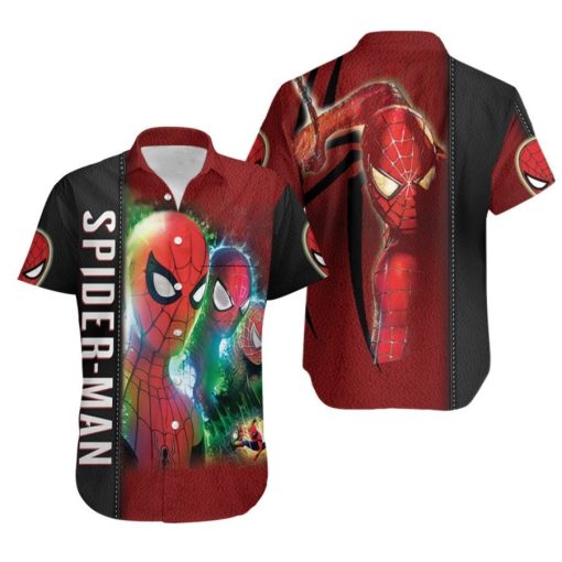 Spider Man No Way Home High School Student Superhero Saving Multiverse 3D Gift For Spider Man Fans Hawaiian Shirt