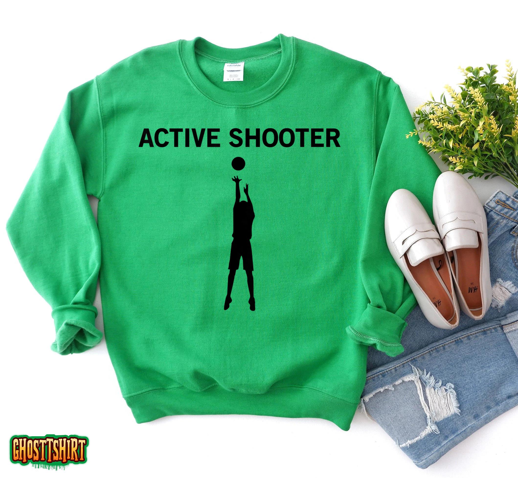  Active Shooter Basketball Lovers Men Women T-Shirt