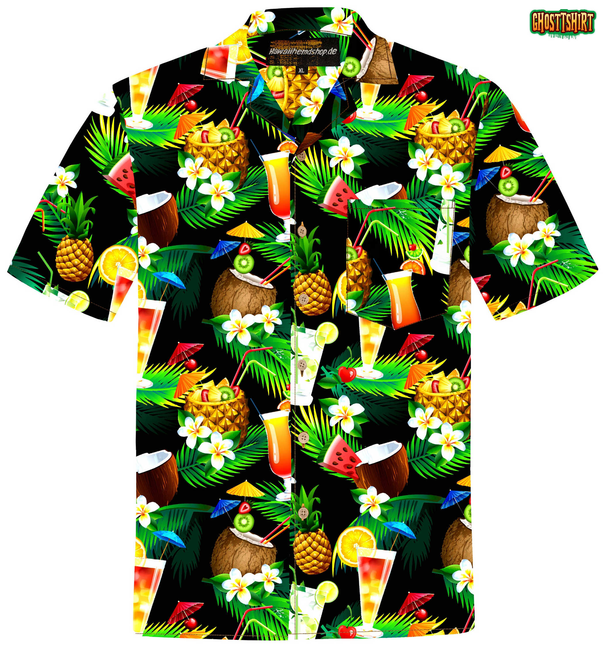 Cocktails Hawaiian Shirt