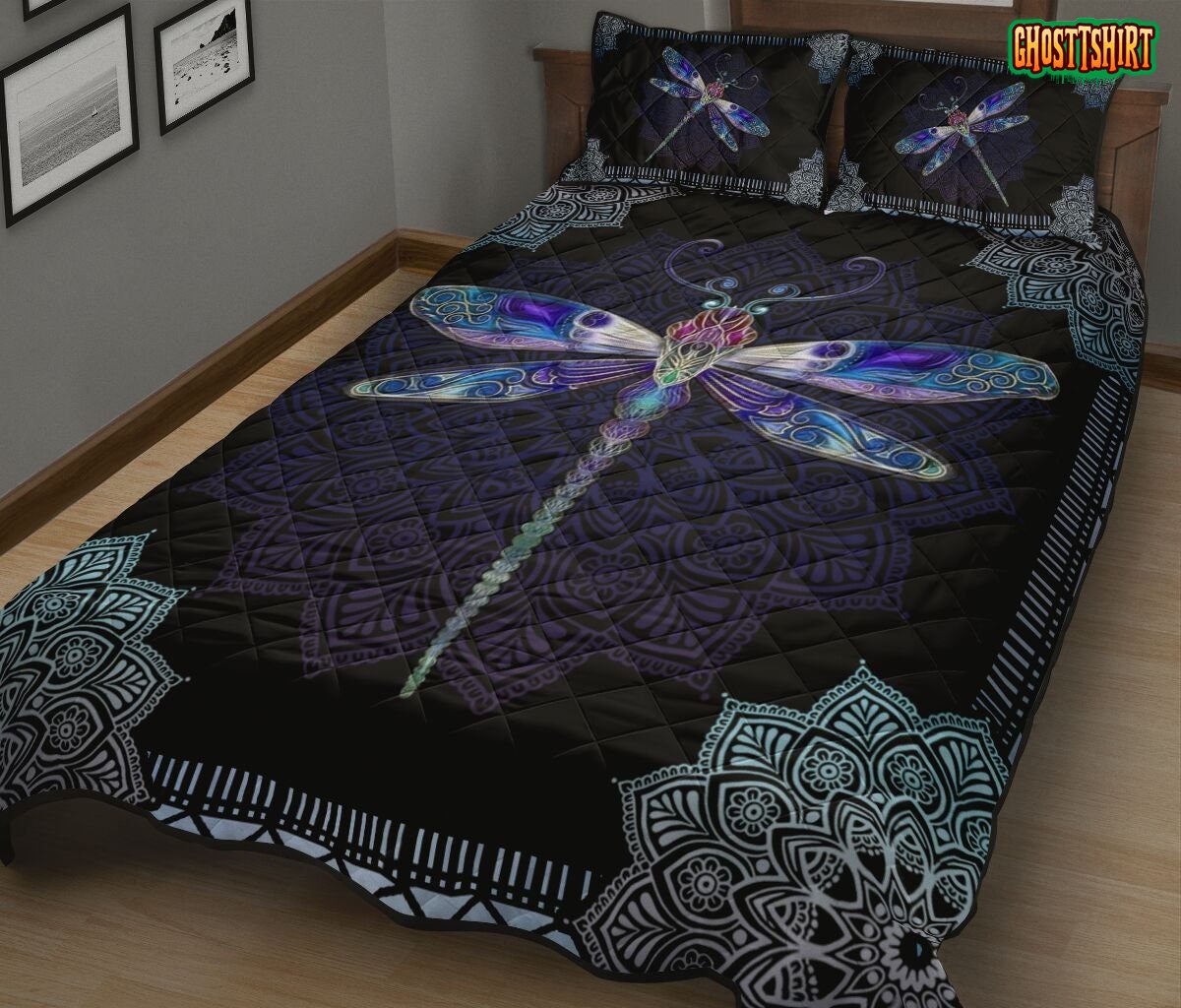 Dragonfly Mandala Bedding Set