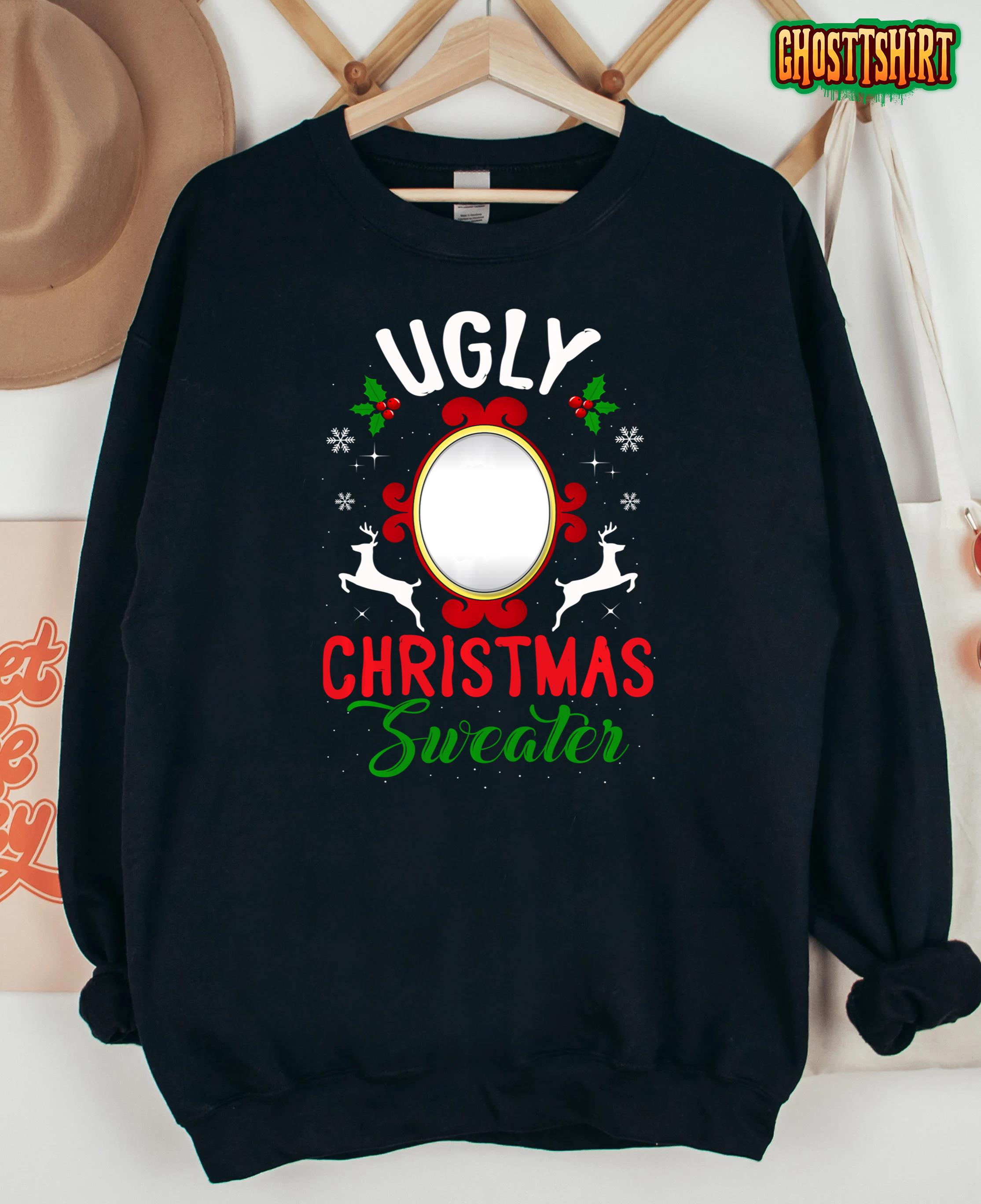 Funny Ugly Christmas Sweater With Mirror Sweatshirt
