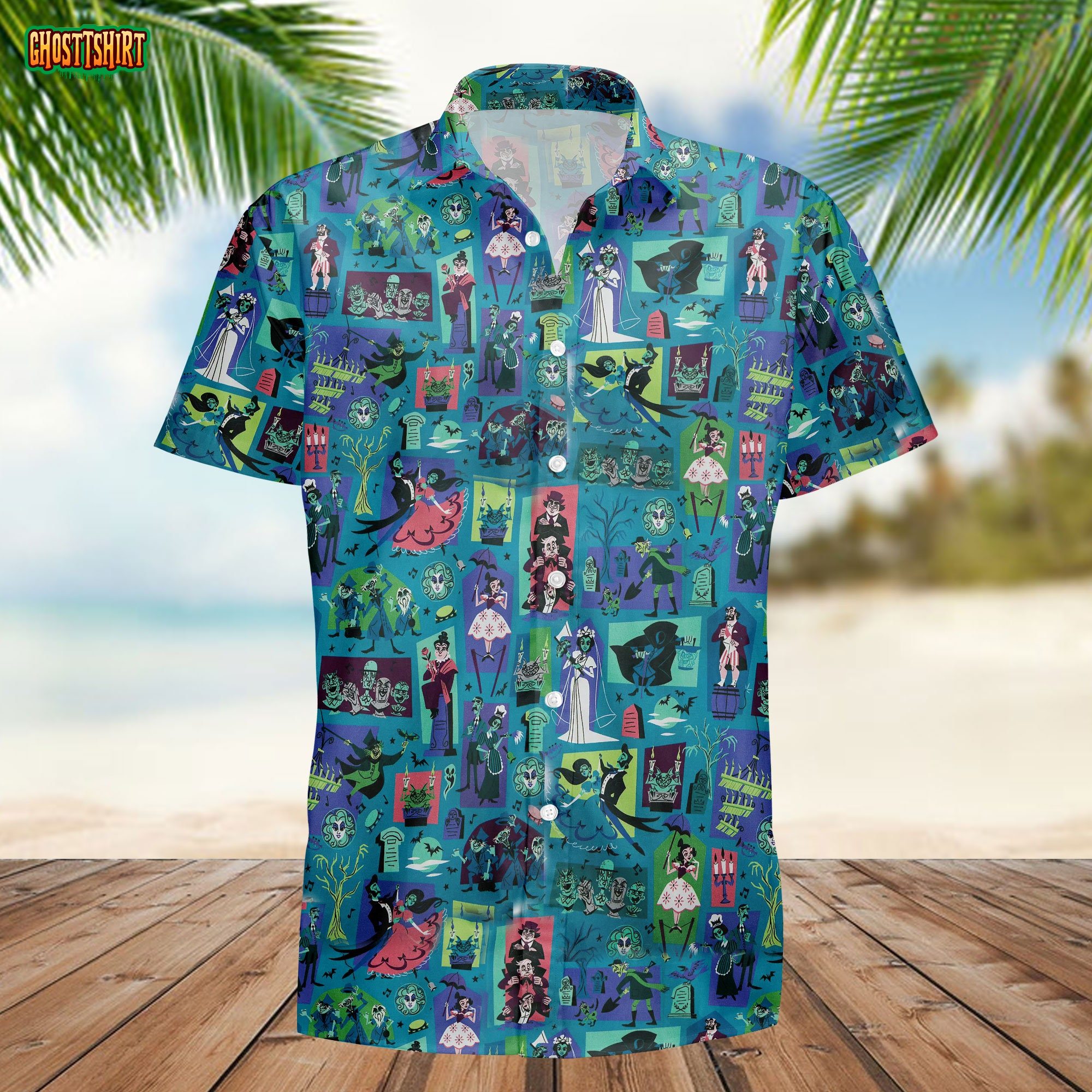 Haunted Mansion Hawaiian Shirt