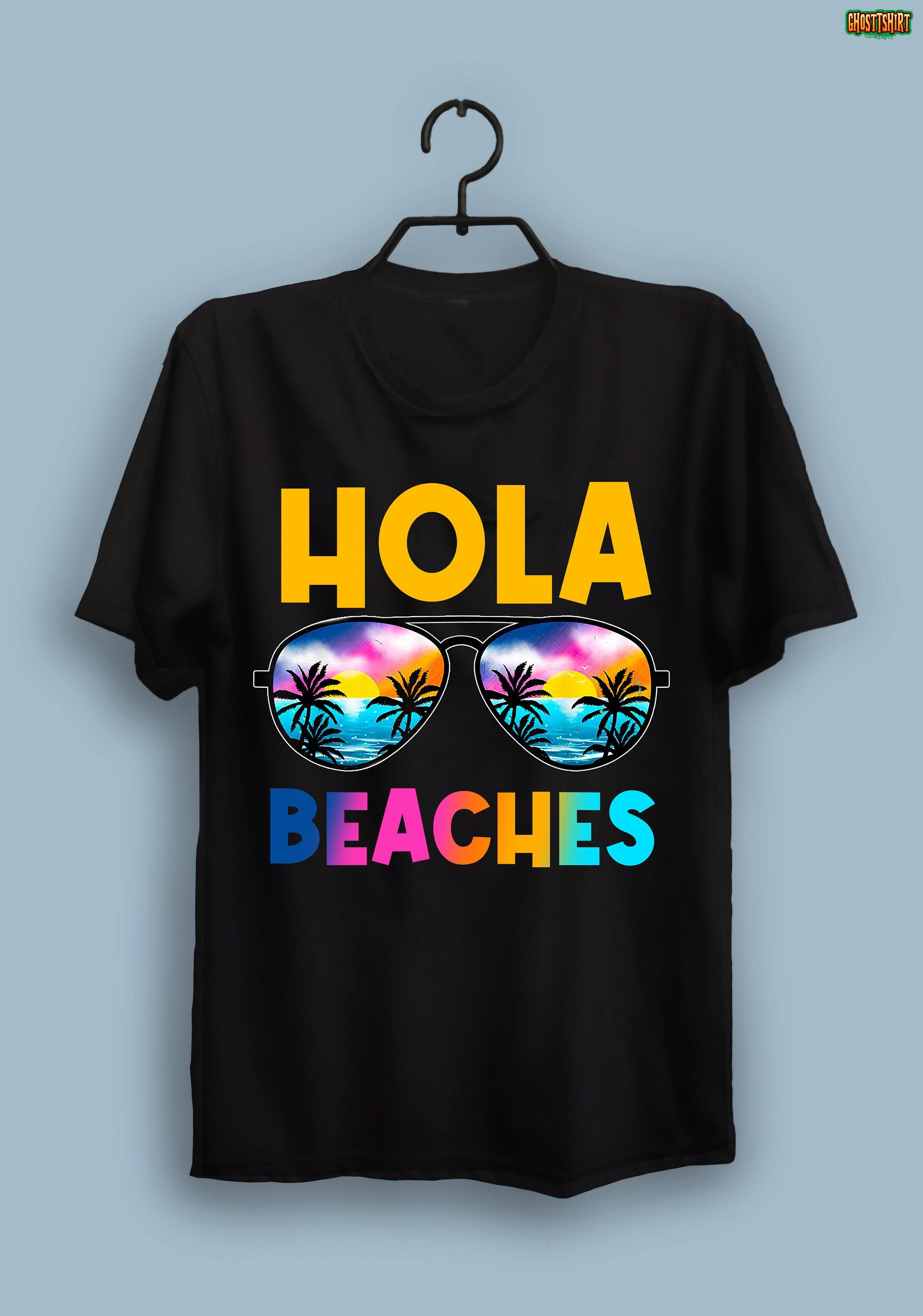HOLA Vacation Summer Tropical Getaway Beach Unisex T-Shirt