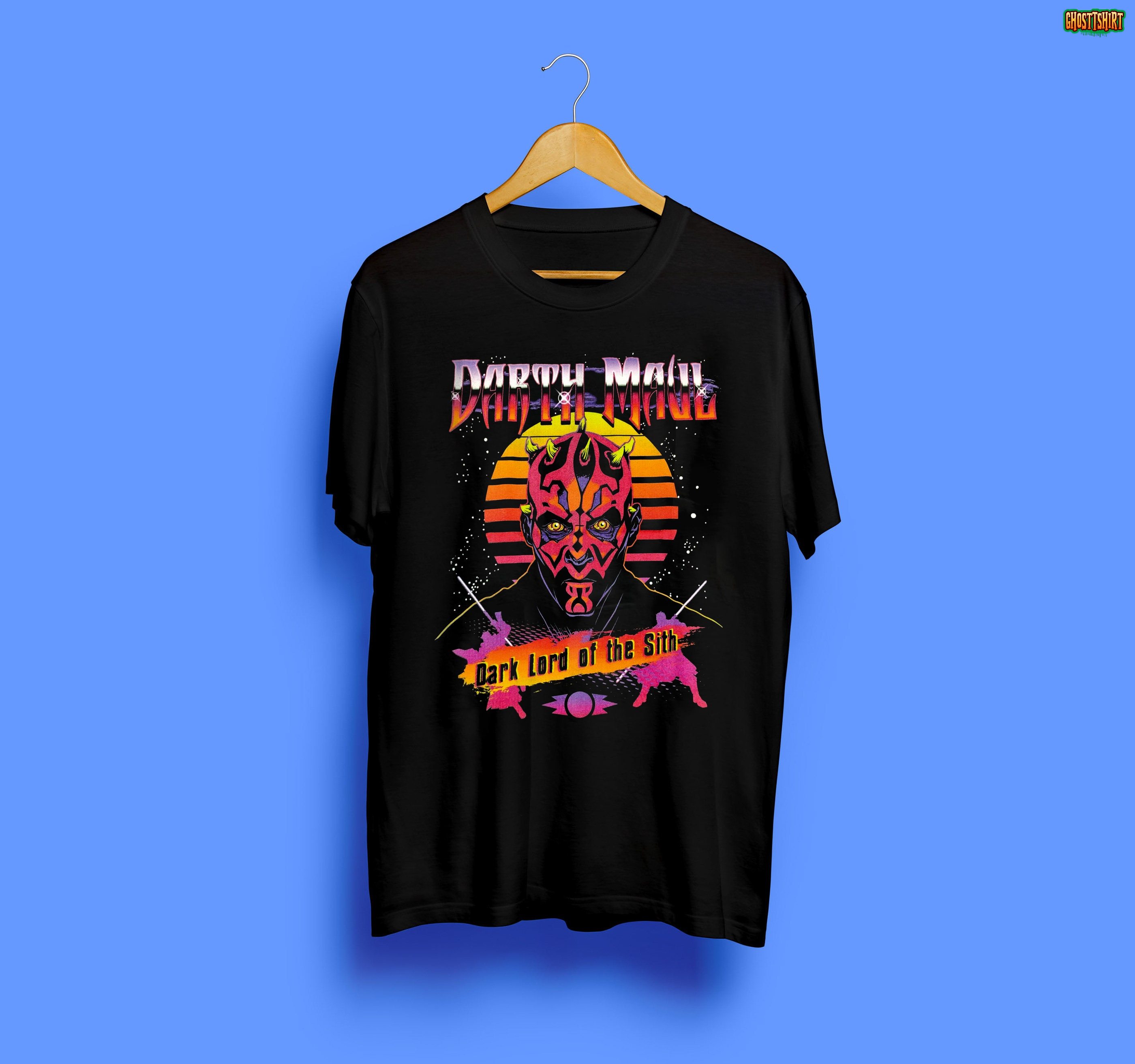 Mens Star Wars Shirt Darth Maul Retro Dark Lord of the Sith Tee T-Shirt