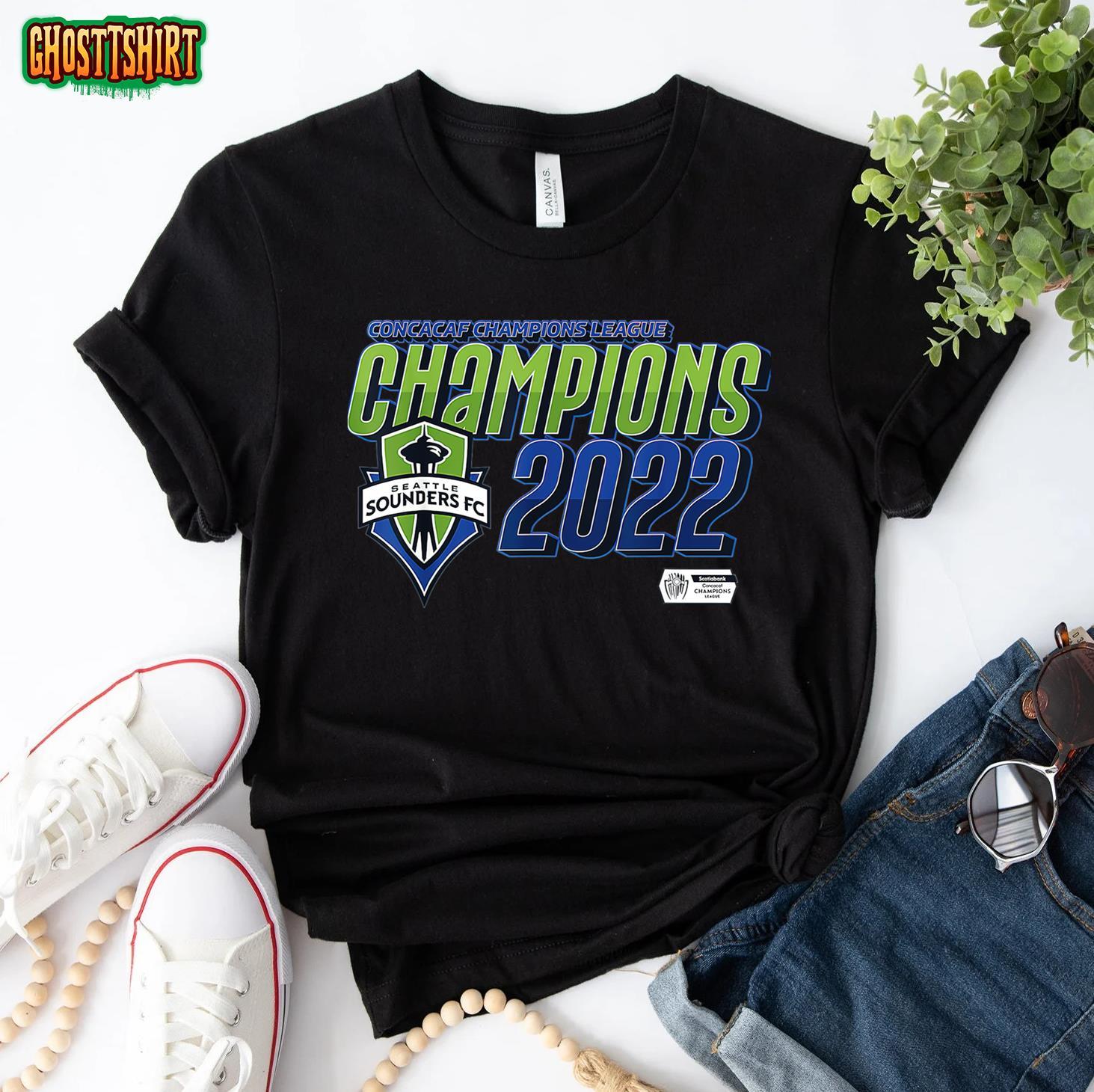 Seattle Sounders - Champions 2022 Concacaf Champions League Unisex T-Shirt