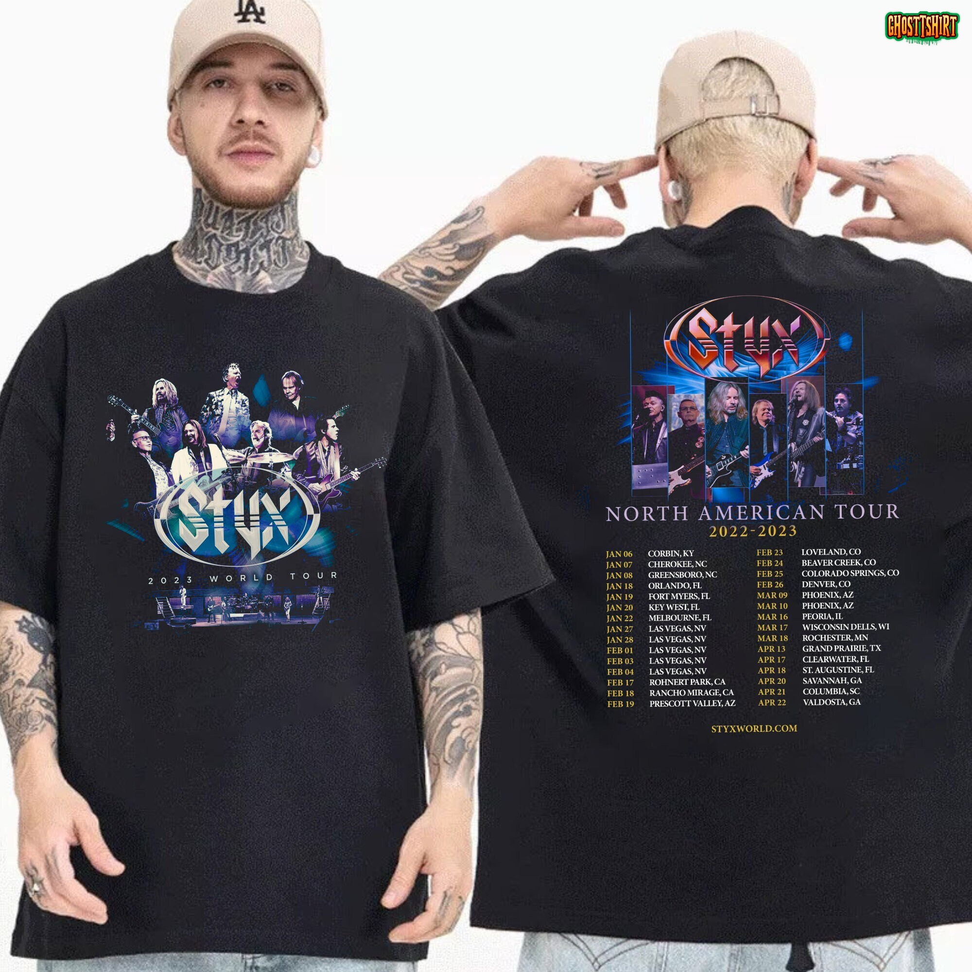 Styx Tour 2023 Music Festival Shirt For Fan