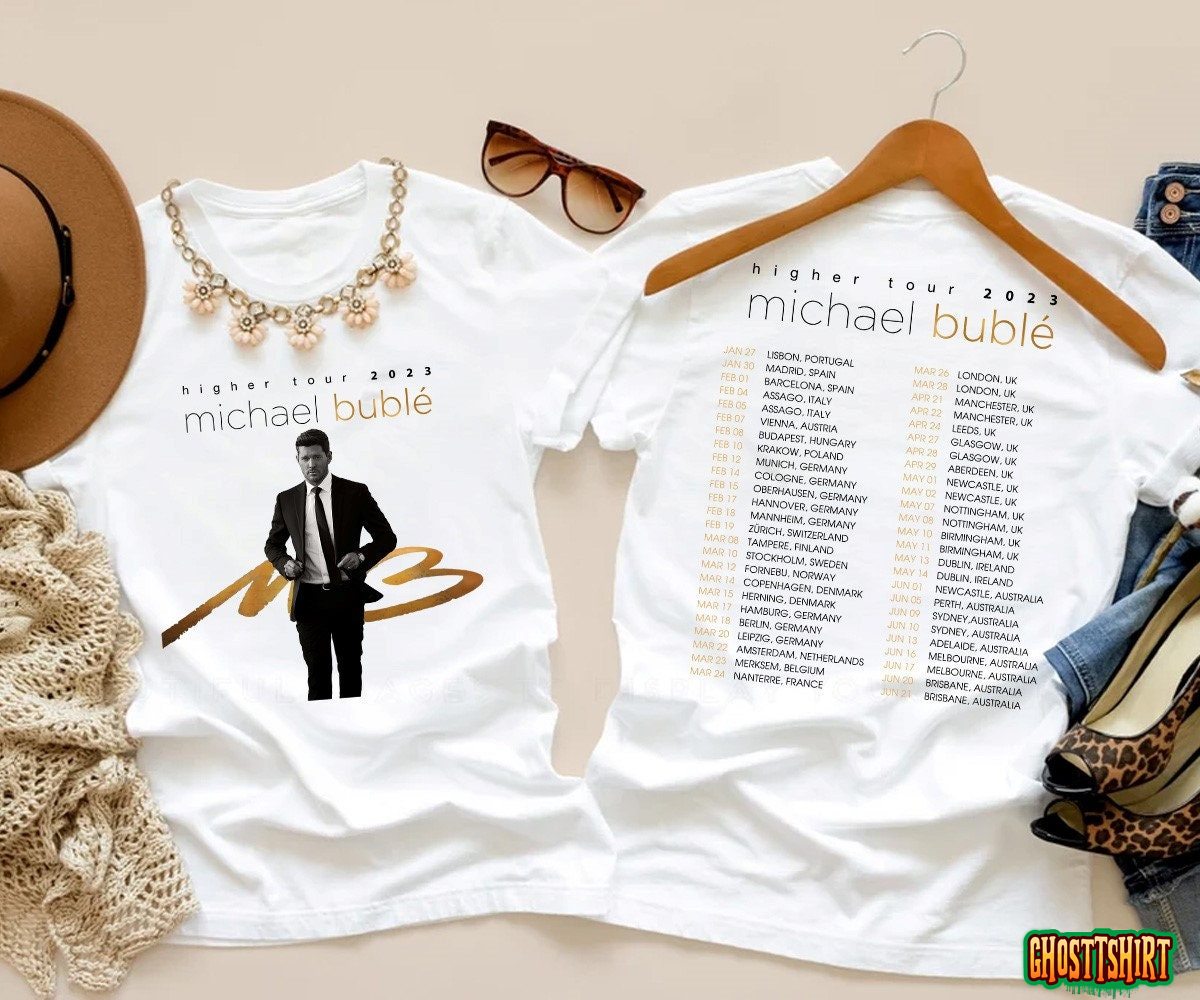 2023 Michael Bublé Higher European Tour T-Shirt