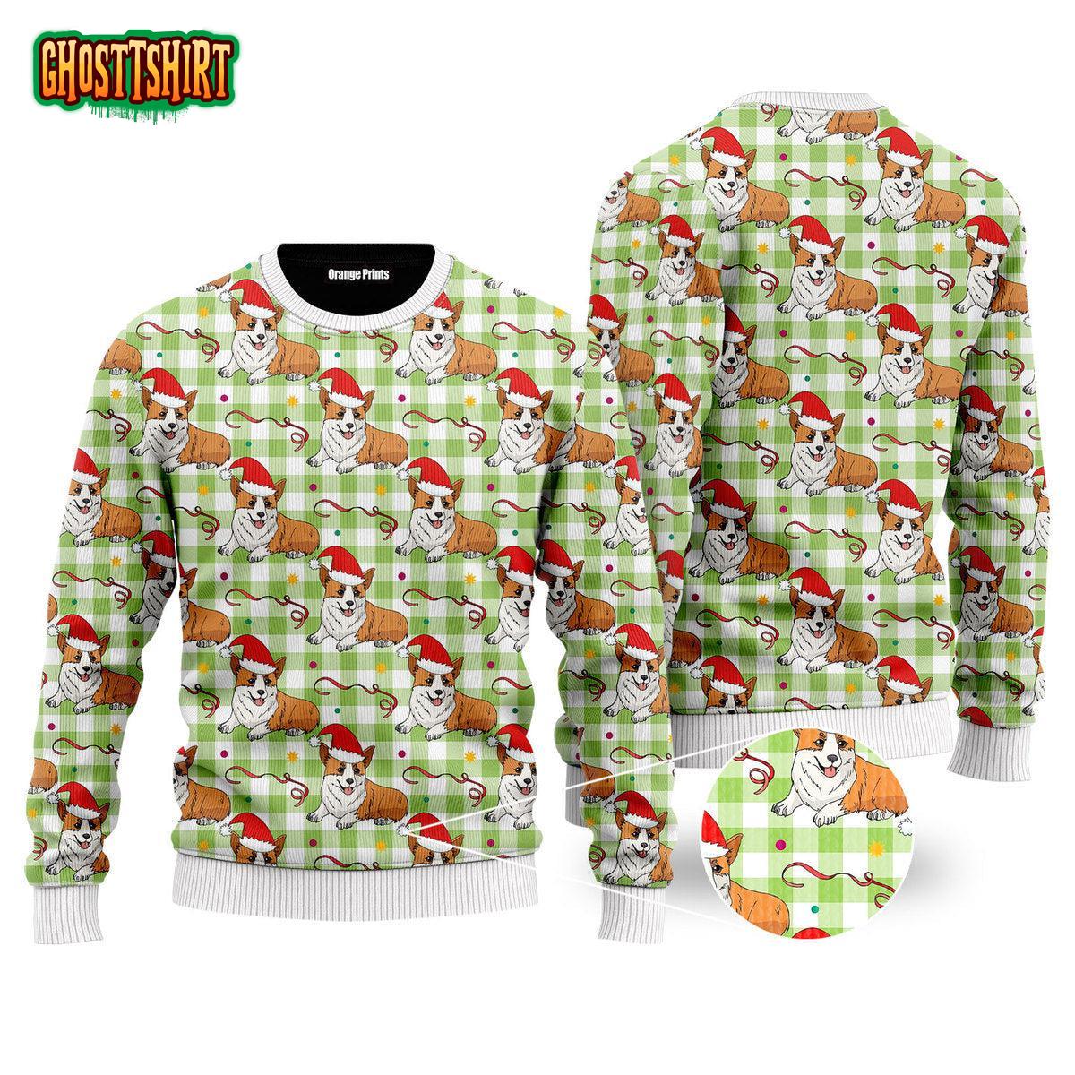 A Dult A Very Corgi Xmas Funny Ugly Christmas Sweater