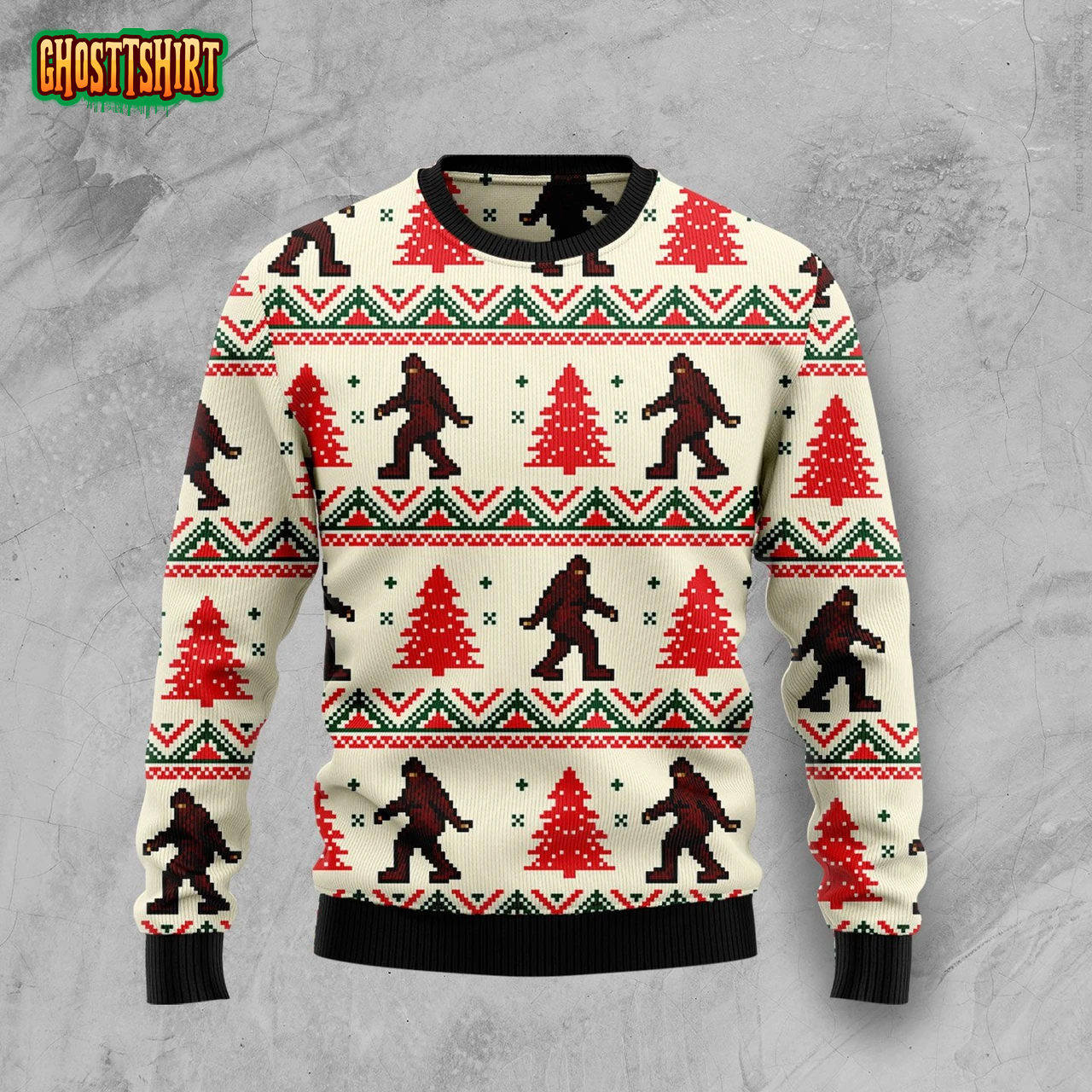 Amazing Bigfoot Funny Ugly Christmas Sweaters