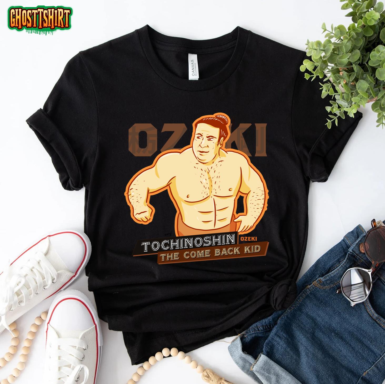 Come Back Kid - Ozeki Sumo Wrestler Tochinoshin Rikishi Georgia T-Shirt
