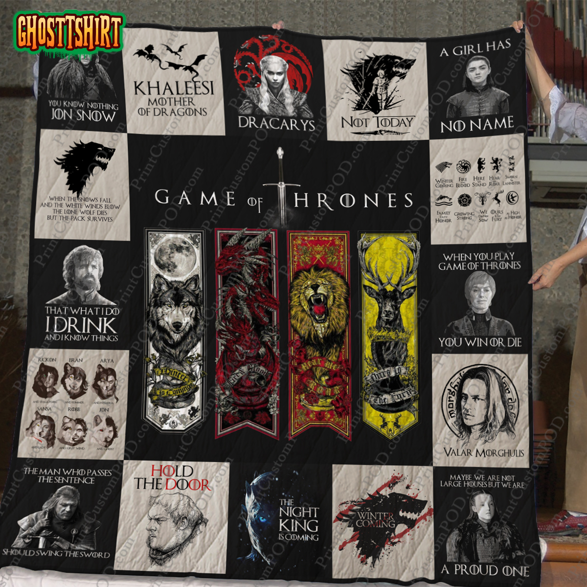 Game Of Thrones Quilt For Fans
