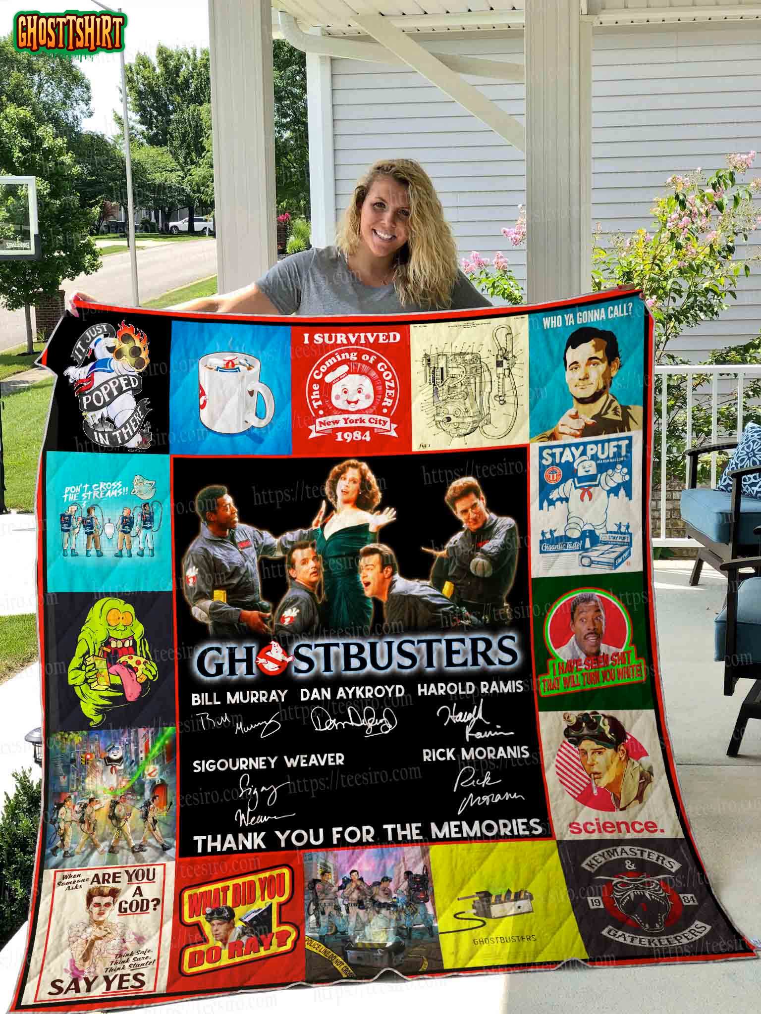 Ghostbusters Quilt Blanket