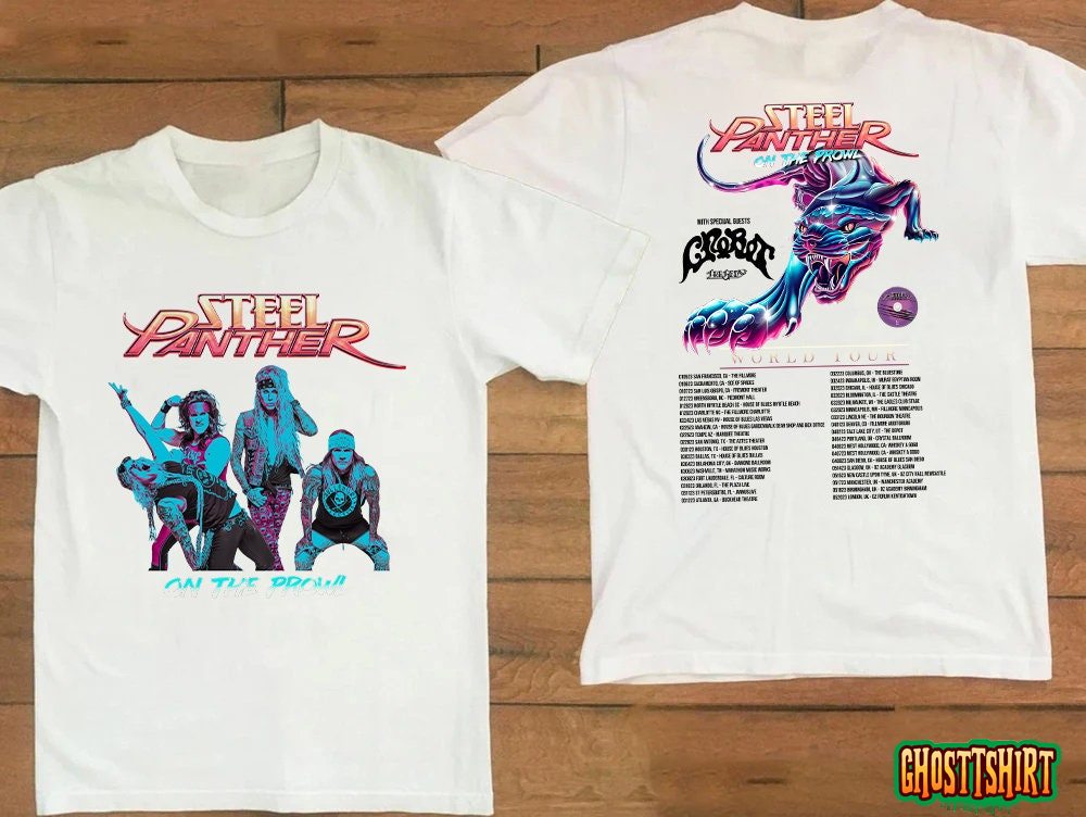 steel panther 2023 tour shirt