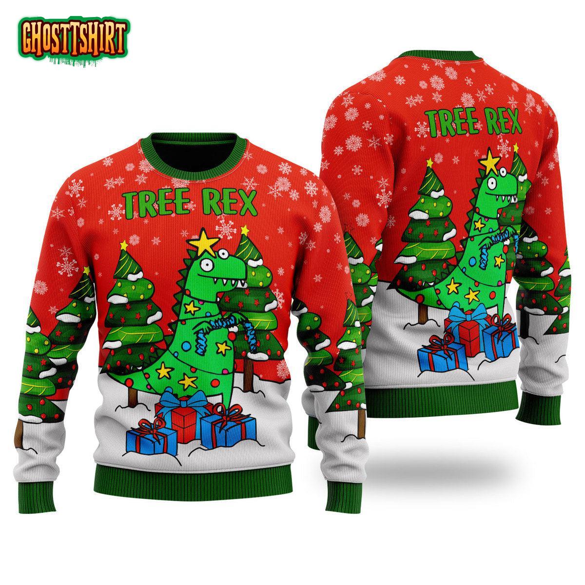 Tree Rex Best Funny Ugly Sweater